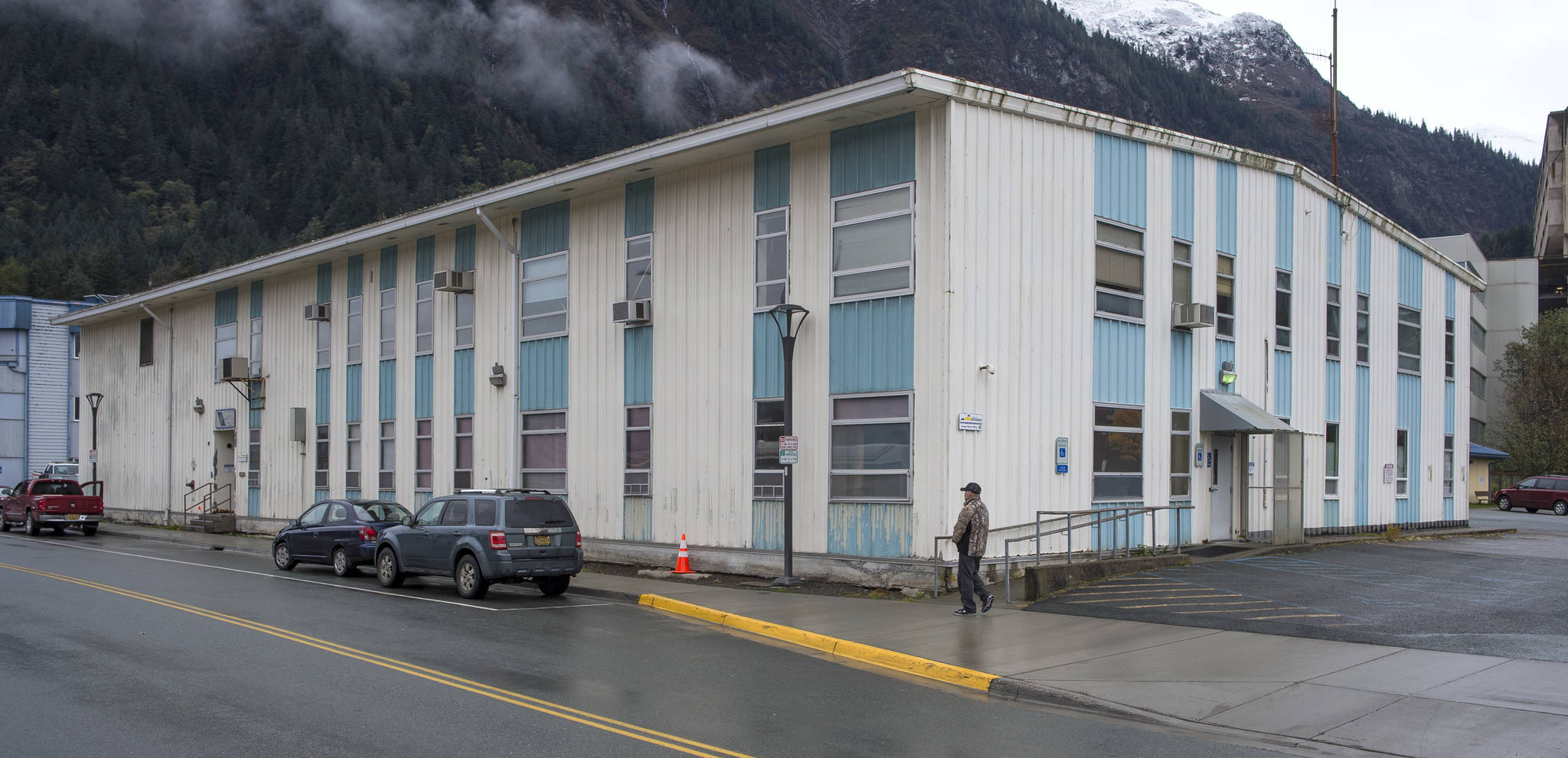 The former Public Safety Building on Whittier Street is the top choice for a warming center which could open Nov. 15 from 11 p.m. to 7 a.m. every night. (Michael Penn | Juneau Empire)