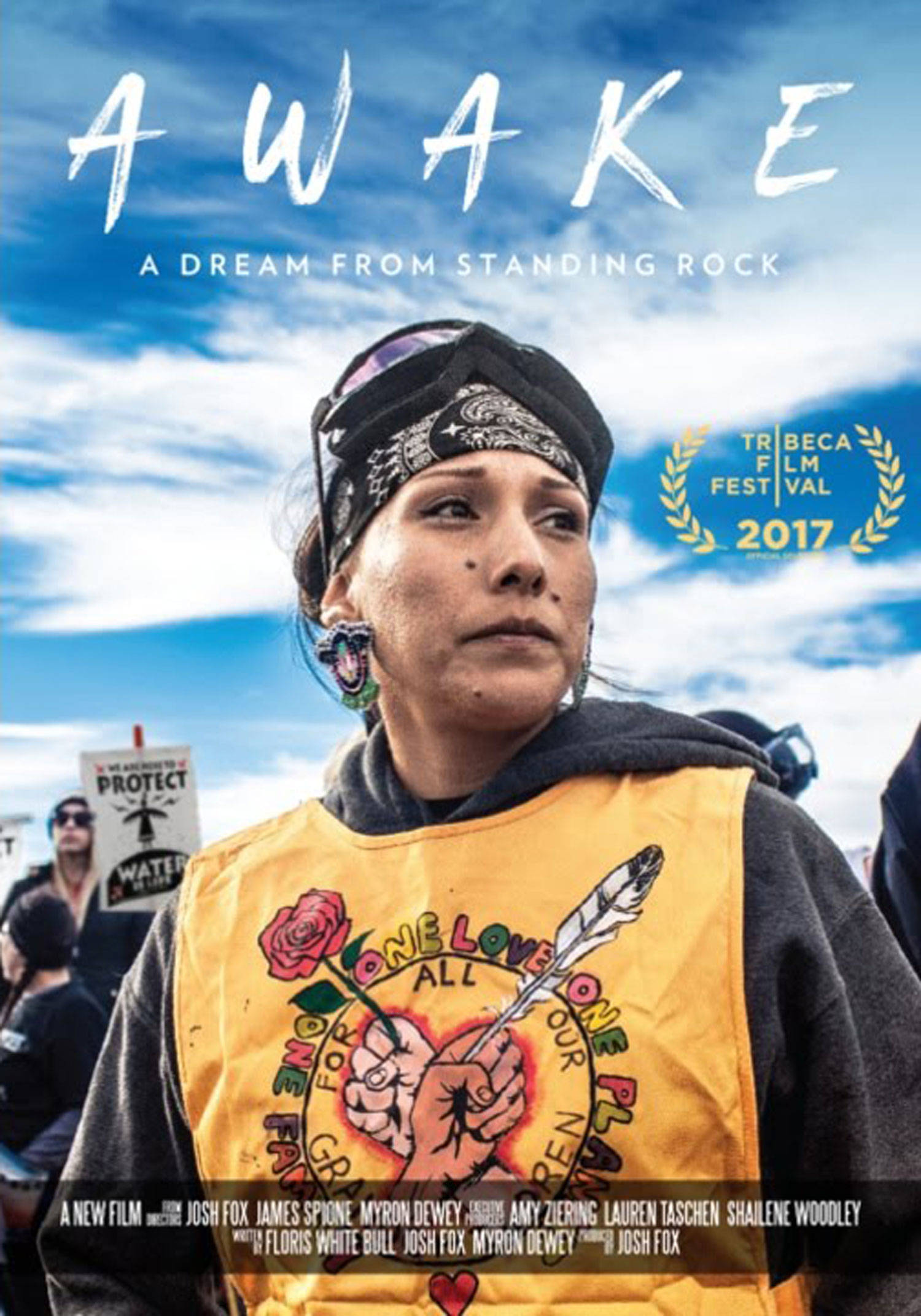 Central Council of Tlingit & Haida Tribes of Alaska is showing “Awake: A Dream from Standing Rock” at its movie night Thursday, Nov. 16, 2017. (Photo courtesy of CCTHITA)