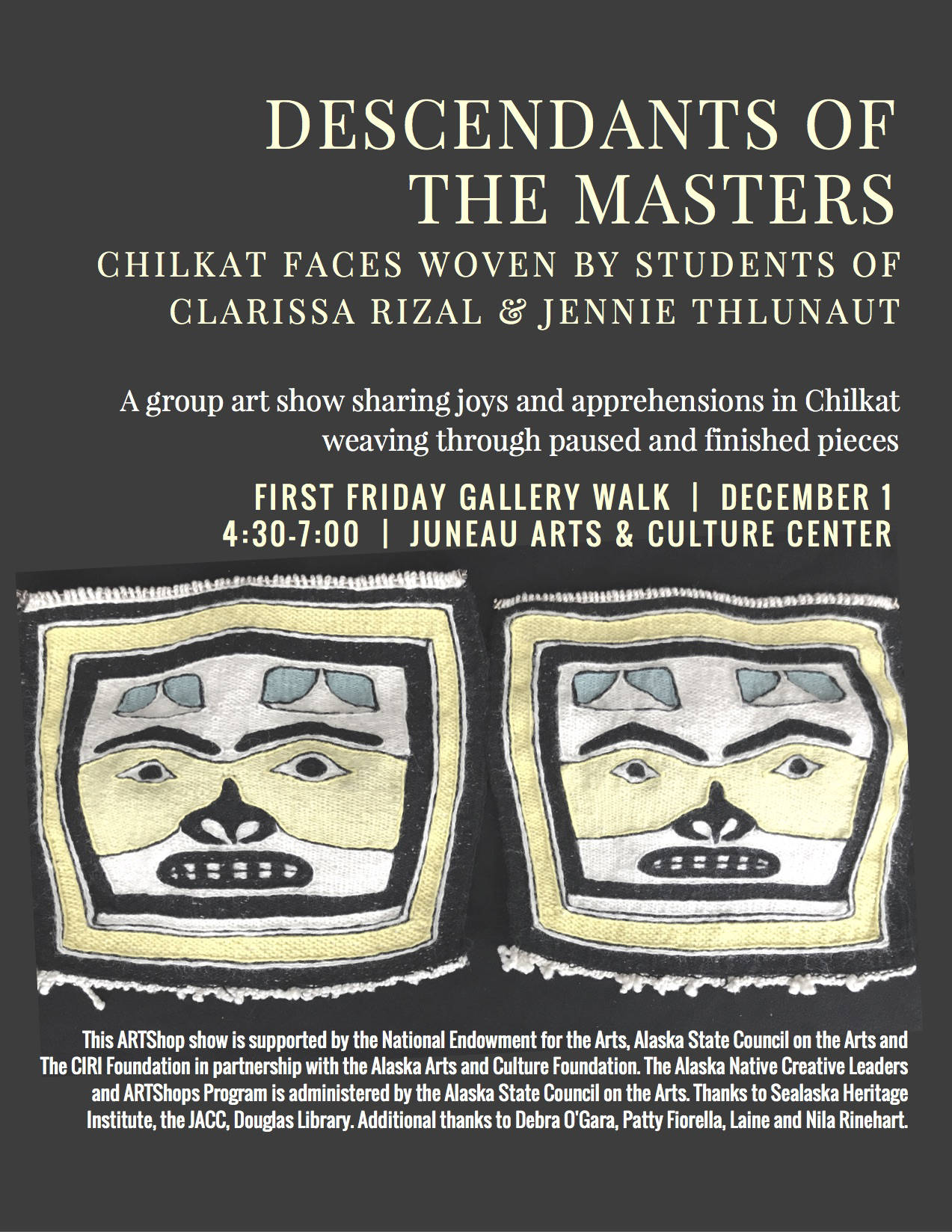 JACC event features Chilkat weaving