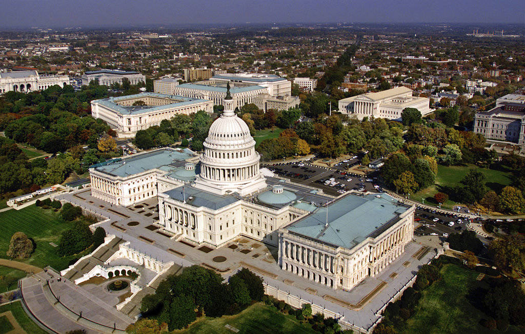 In this Oct. 24, 2001, file photo, the United States Capitol in Washington, D.C. is shown in an aerial view. (AP File Photo | J. Scott Applewhite)