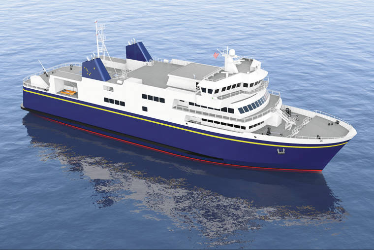 A concept image of the Alaska-class ferry. (Courtesy Image | Alaska Department of Transportation and Public Facilities)