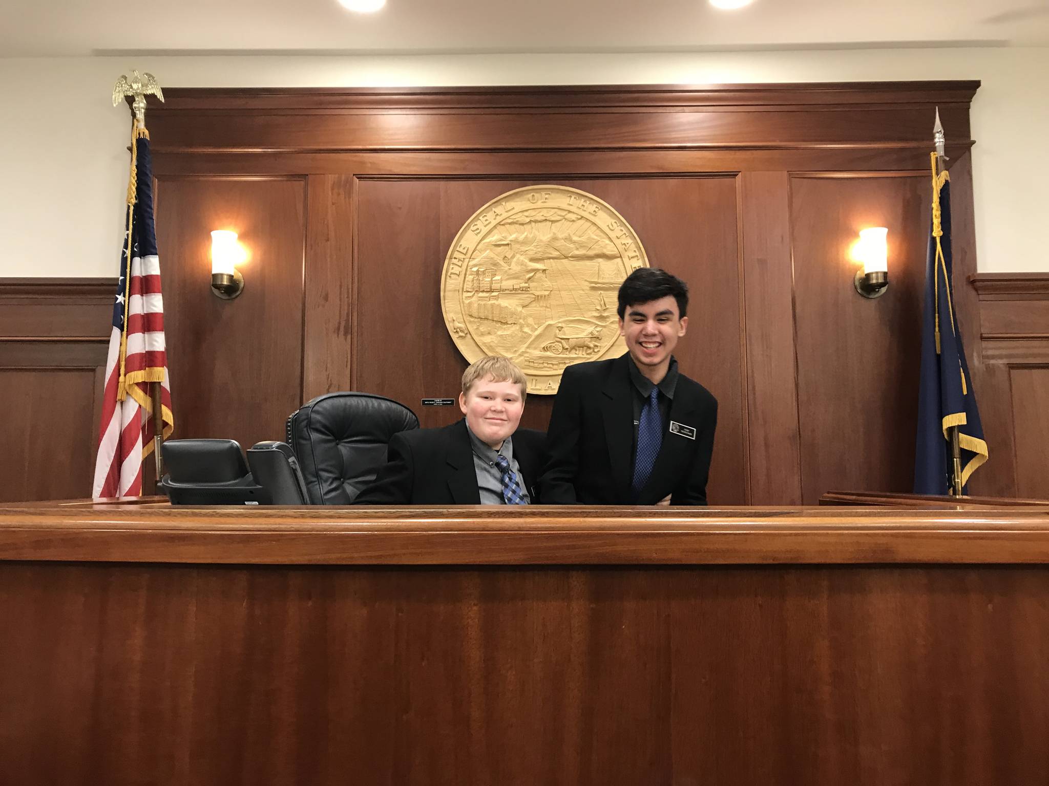 Floyd Dryden students recently visited the Capitol. Courtesy image.