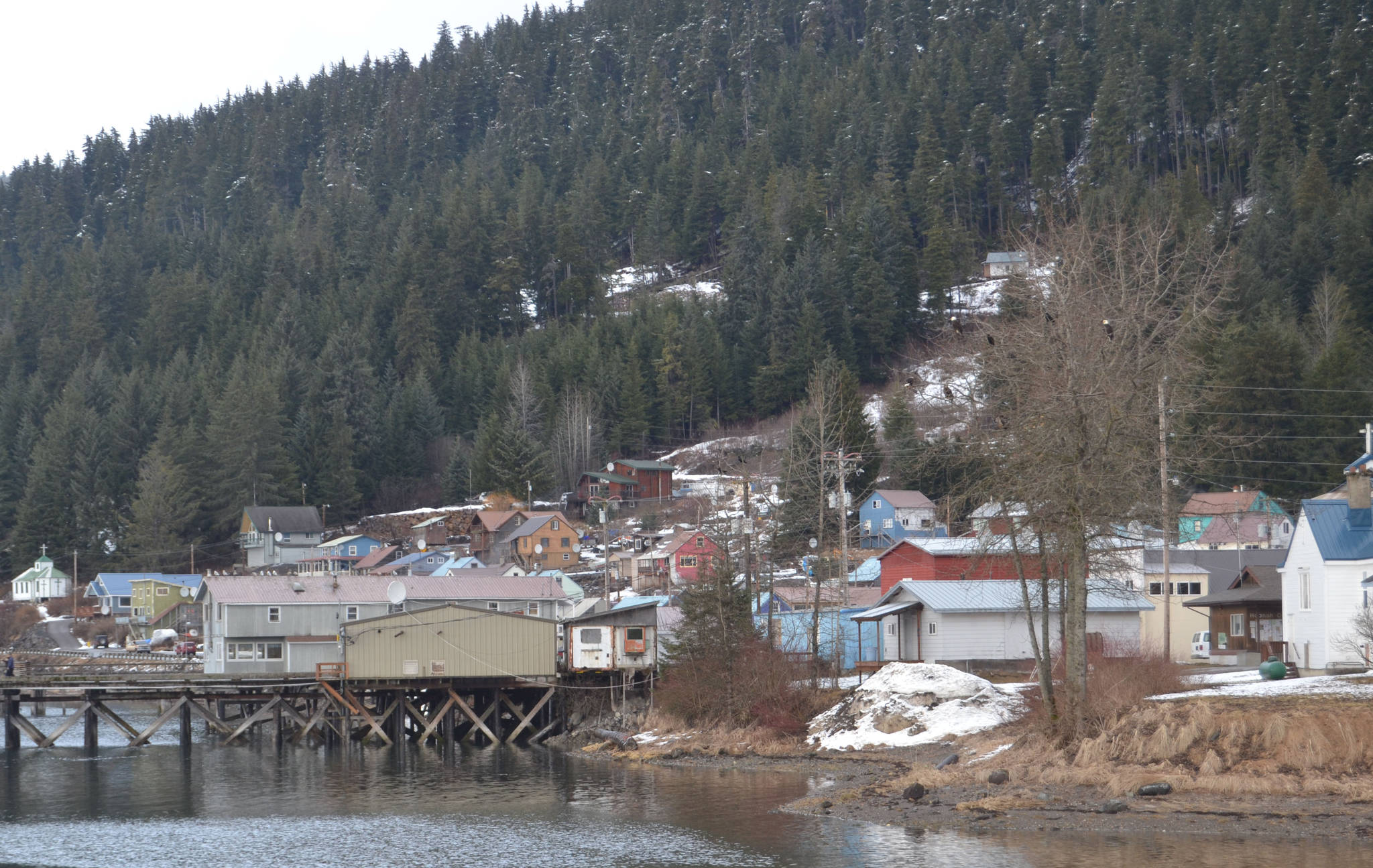 Downtown Hoonah, 2014. Capital City Weekly file photo.