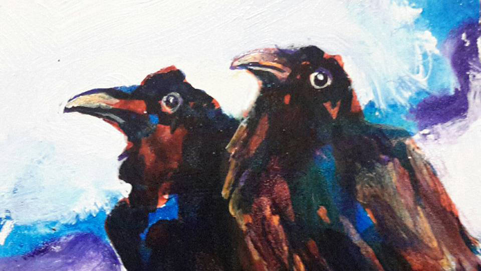 “Pair of Ravens” by Nicole Bauberger. Courtesy image.