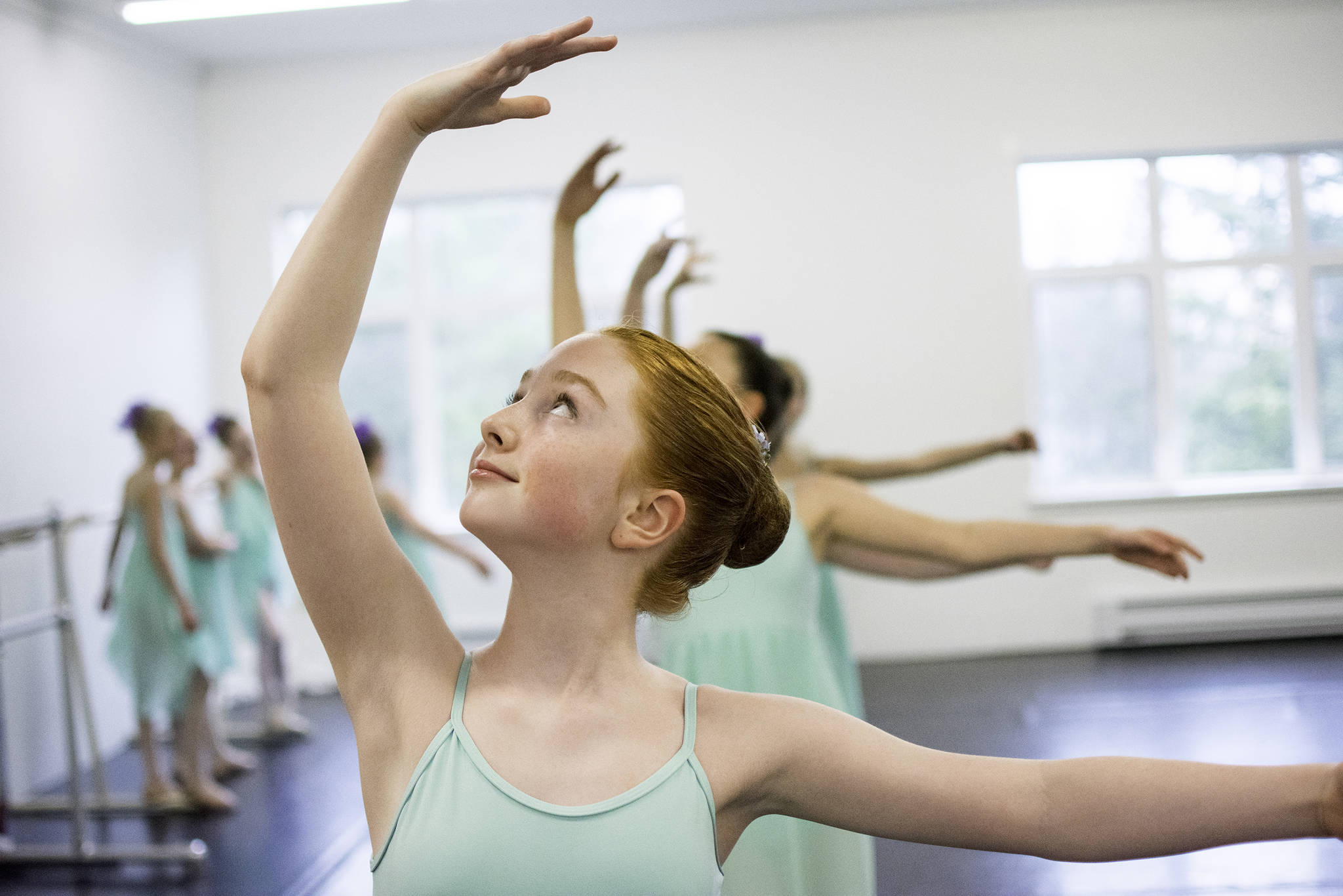 Georgia Post rehearses “Springtime Dances” at the Juneau Dance Theatre on Sunday, April 22, 2018. Richard McGrail | For the Capital City Weekly