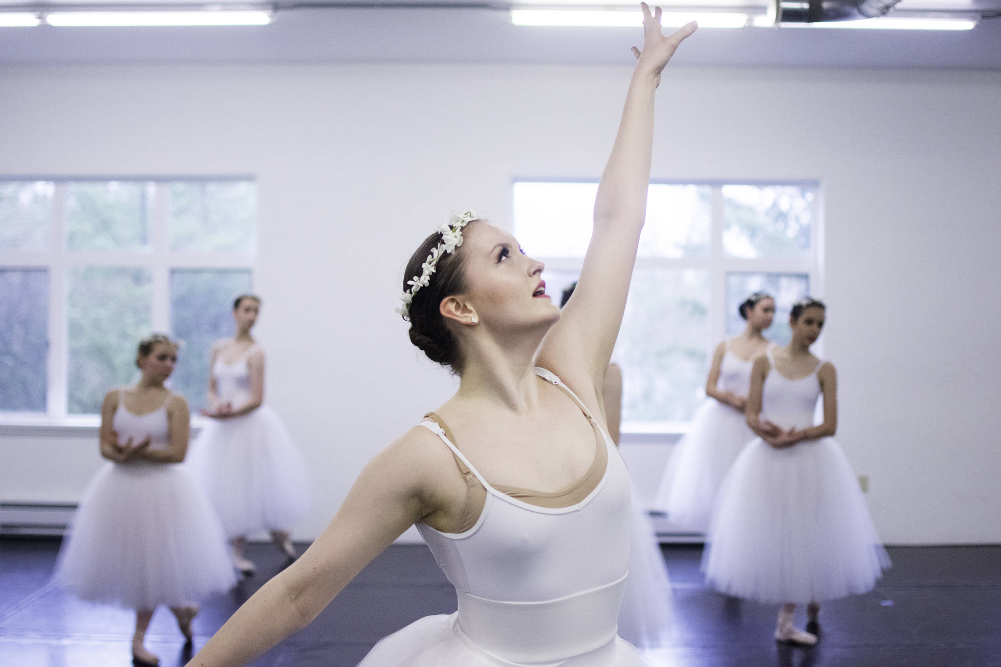 Anna McDowell dances the role of Myrtha in “Giselle” at the Juneau Dance Theatre. Richard McGrail | For the Capital City Weekly