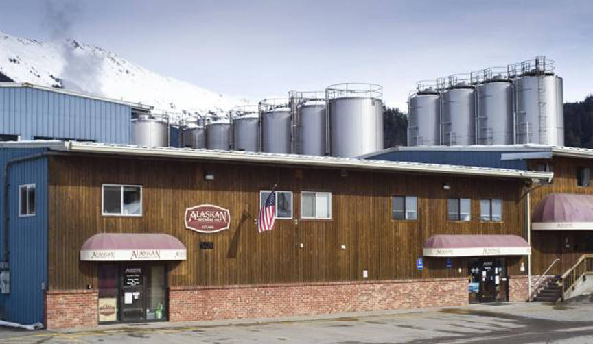 The Alaskan Brewing Company in Juneau, Alaska, on Wednesday, March 22, 2017. The brewery may be purchasing lots from the city. (Michael Penn | Juneau Empire)