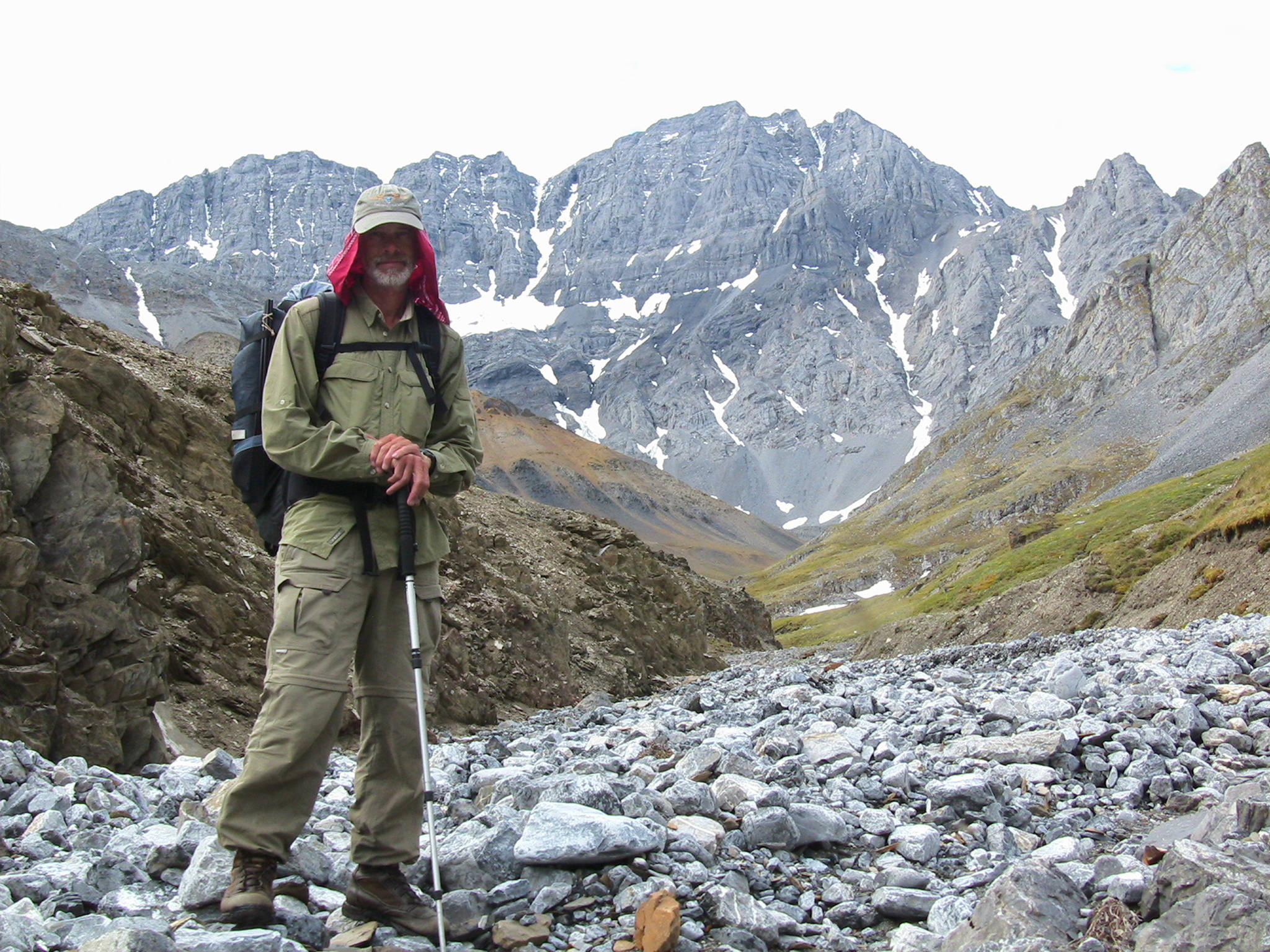 Buck Nelson in ANWR during a 2006 traverse of the Brooks Range.