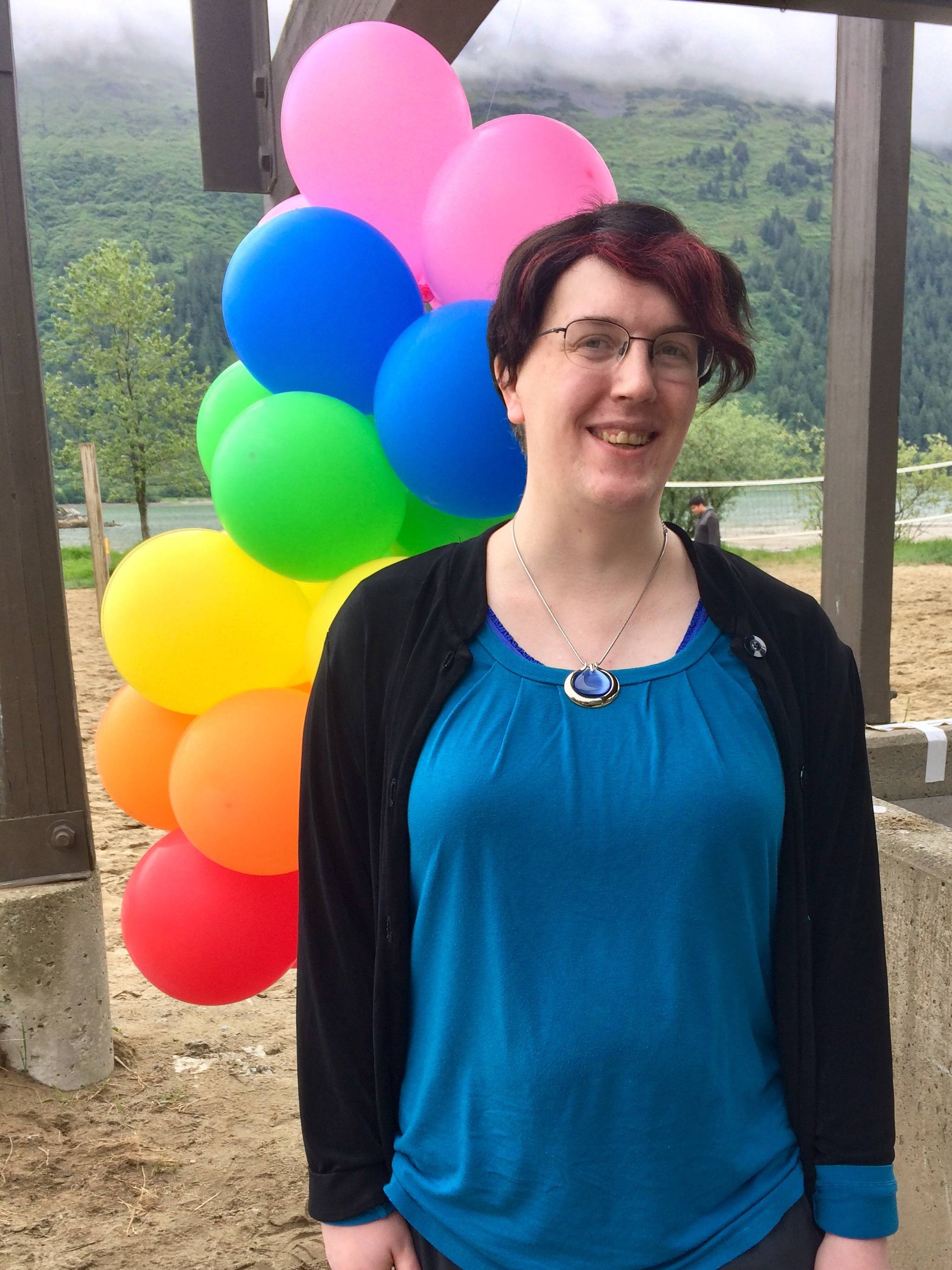 Jennifer Fletcher at the Pride Picnic. Jack Scholz | For the Capital City Weekly