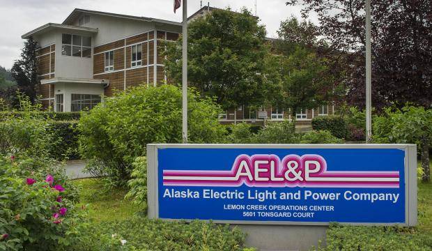 Alaska Electric Light and Power Company’s Lemon Creek operations center in Juneau is seen July 19, 2017. (Michael Penn | Juneau Empire file)