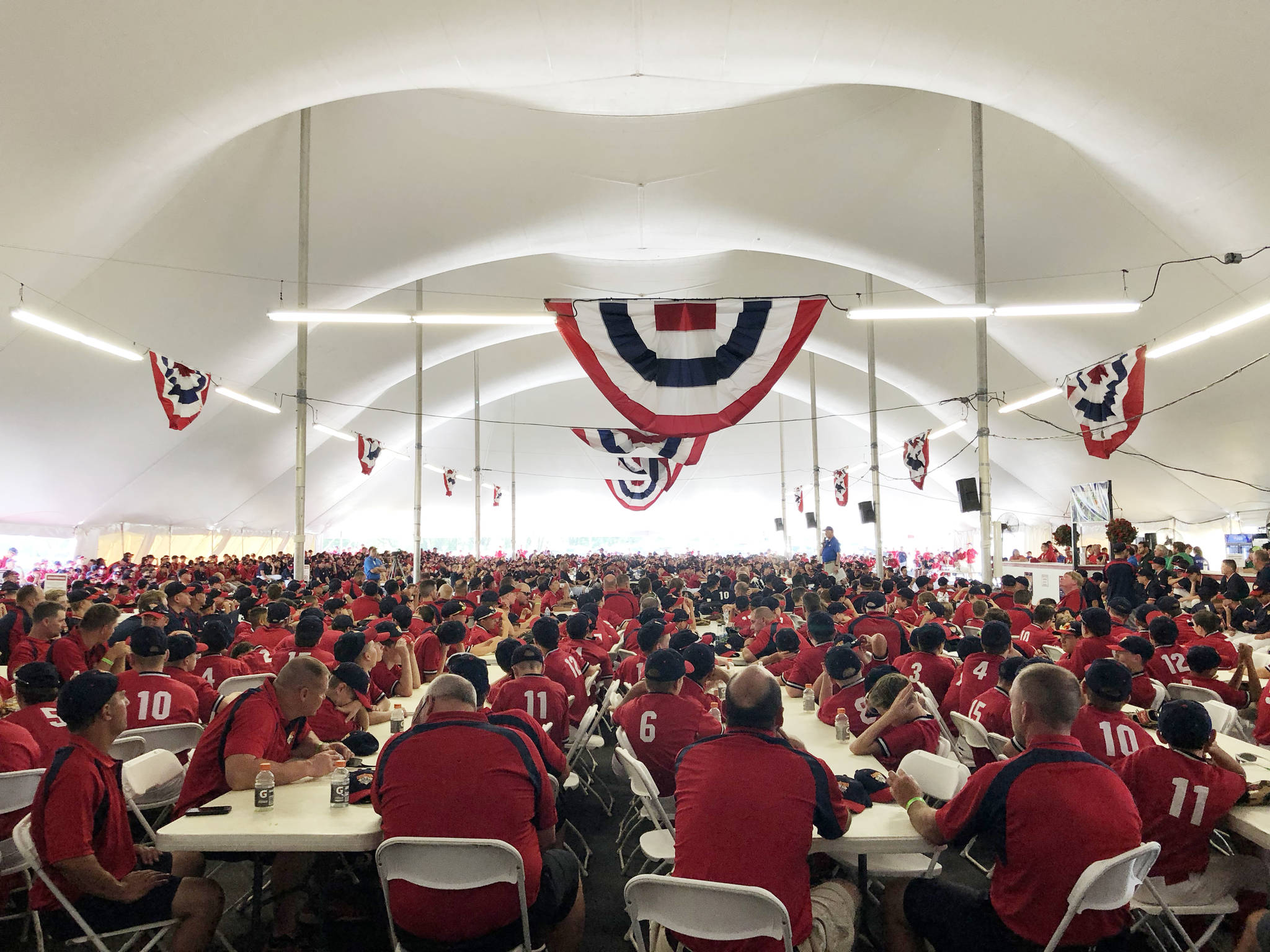 Cooperstown Dreams Park tournament orientation with all 104 teams. (Courtesy Photo | Jeremy Ludeman)
