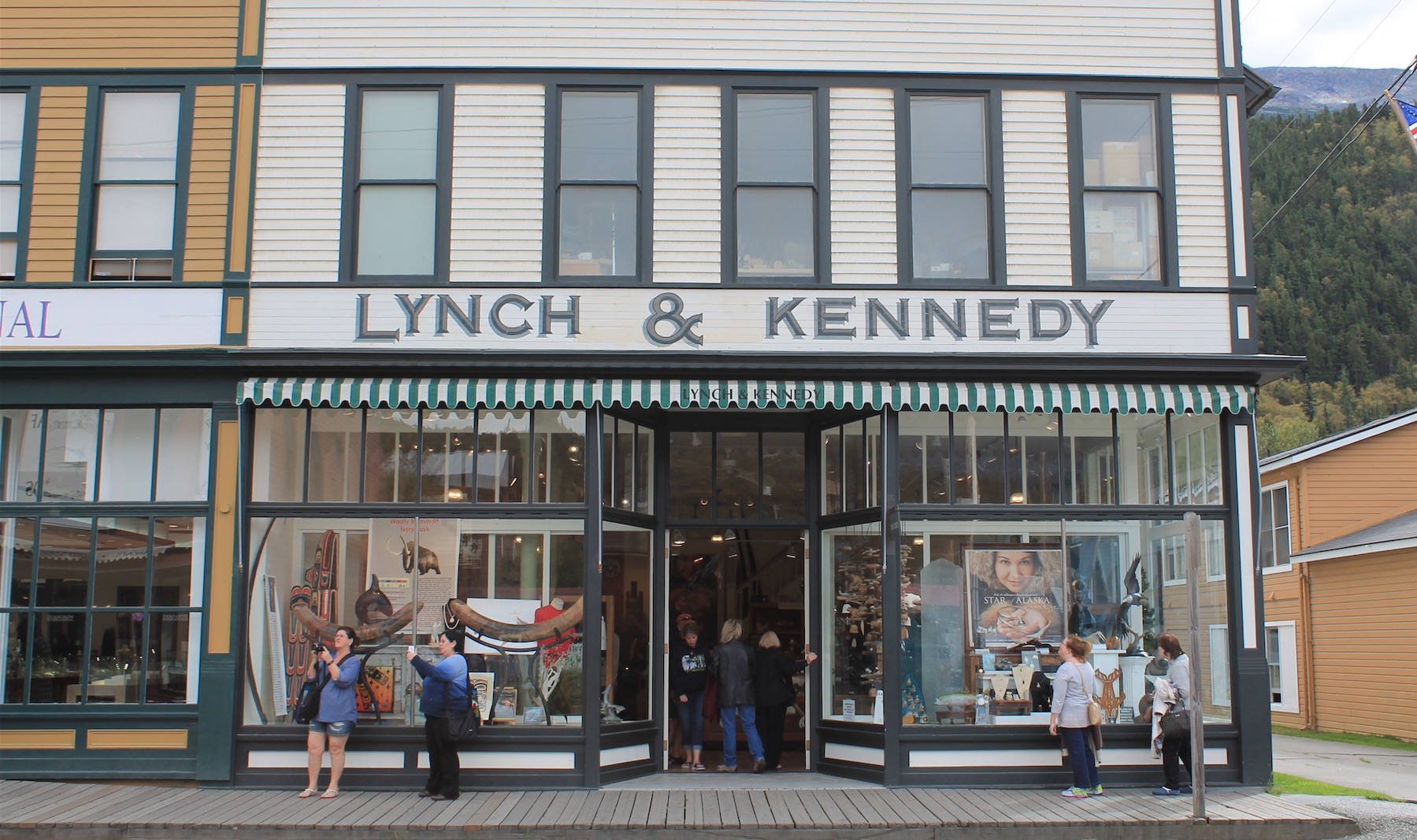 Lynch & Kennedy Dry Goods is owned by Skagway shopkeeper Rosemary Libert, who was found not guilty Friday of misrepresenting art as Alaska Native-made.