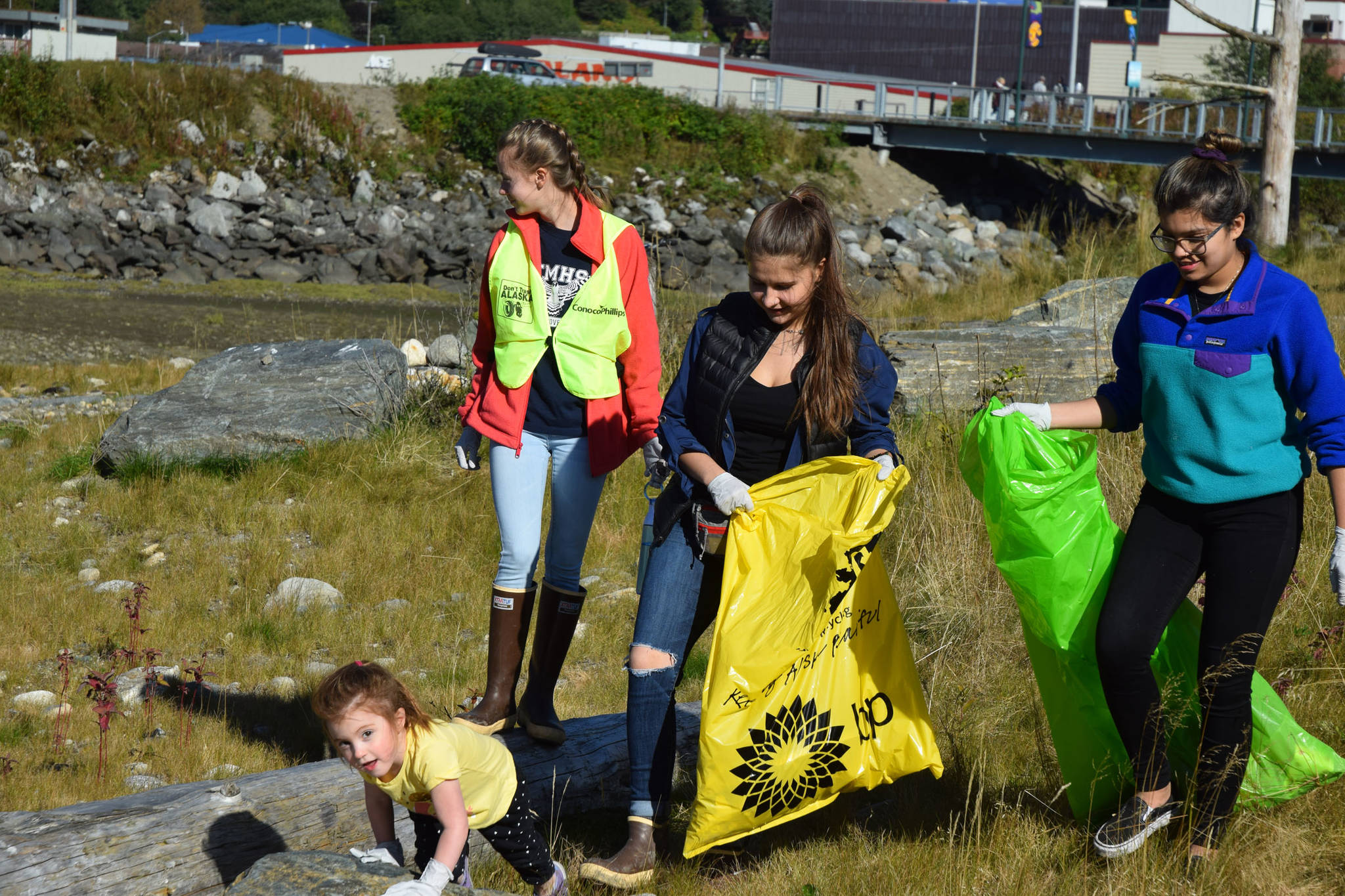 Youth take mantle during ocean cleanup day