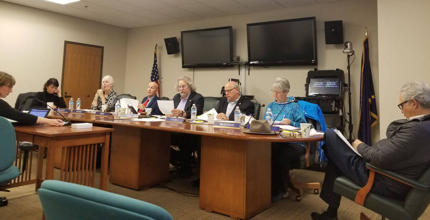 Alaska lawmakers meet Sept. 21, 2018 in Fairbanks during a regularly scheduled meeting of the Legislative Council. (Courtesy photo)