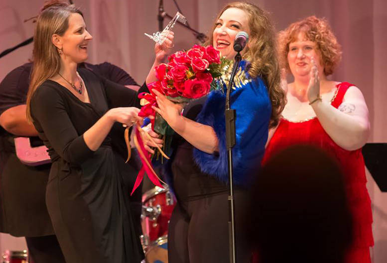 Last year’s Who’s Your Diva winner Robin Thomas smiles in the aftermath of her win. This year’s contest starts 7 p.m. Saturday at Centennial Hall and includes seven contestants. (Courtesy photo | Ron Gile for Who’s Your Diva)