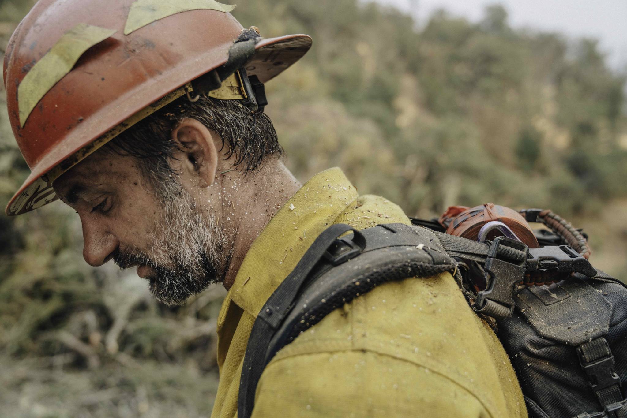 Crew boss Tim Brewer, one of the wildland firefighters profiled in “Wildland.” The documentary, which airs Oct. 29 on PBS, tells the stories of Type 2 firefighters, who do the exhausting work of preventing and fighting forest fires. (Courtesy photo Kahlil Hudson)