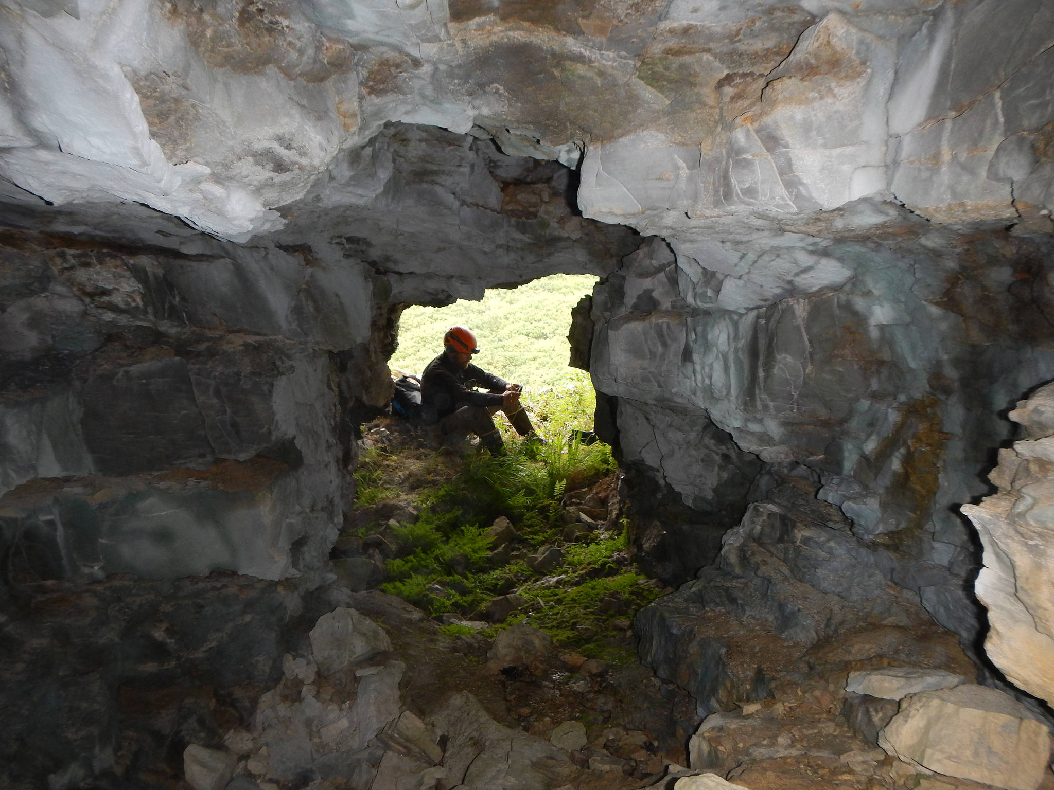 View from the interior of Trail Creek Cave 2. (Courtesy Photo | Andy Tremayne/NPS)