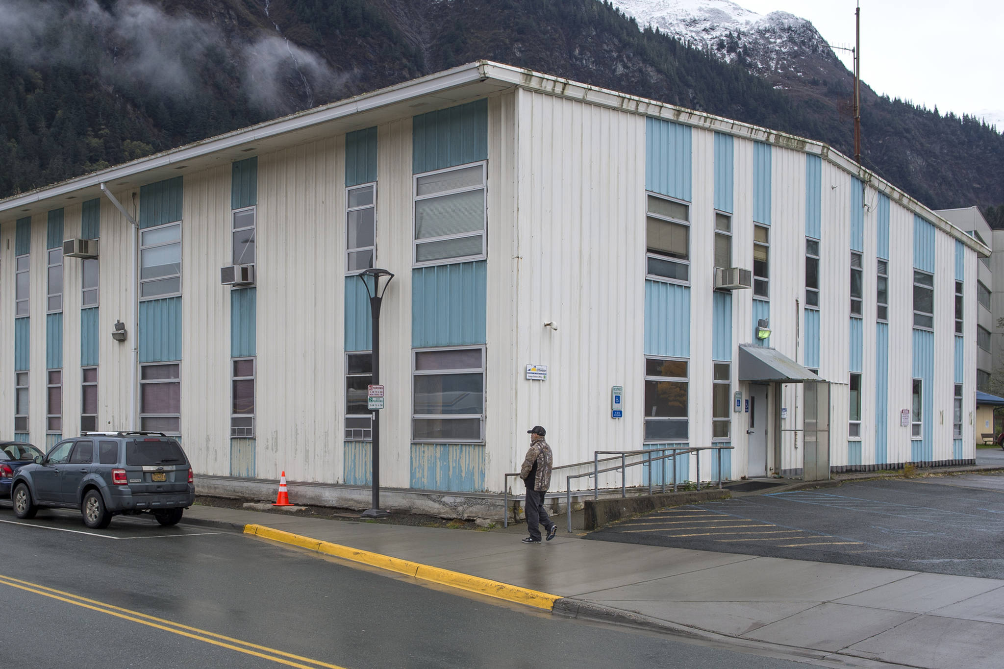 The former Public Safety Building on Whittier Street serves as an overnight shelter in the winter. (Michael Penn | Juneau Empire File)