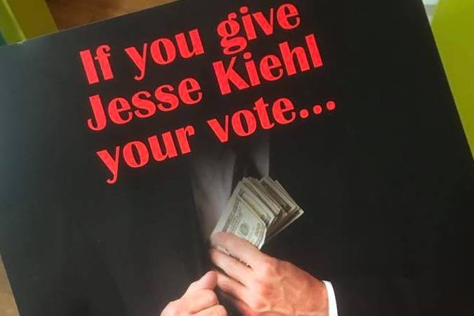 A piece of mailed campaign literature from the Republican Women of Juneau. (Courtesy Photo | Elizabeth Seliotes Bolling)