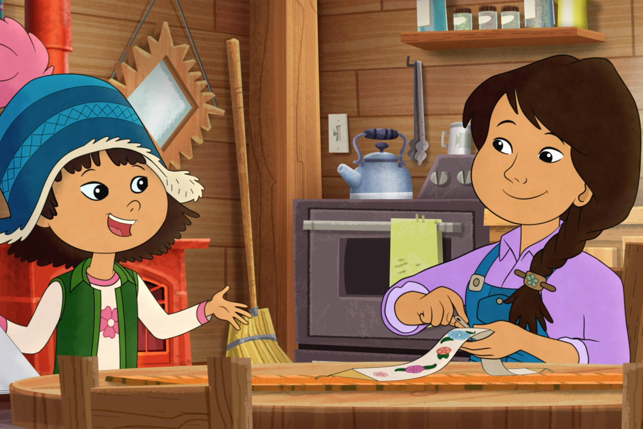 “Molly of Denali,” an animated show about an Alaska Native girl, her friends and family is expected to debut this summer. University of Alaska Southeast professor <span style="text-decoration: underline;">X</span>’unei Lance Twitchell started out as a language and culture consultant for the show but more recently has taken on a writing role. (Contributed Photo | (c) 2018 WGBH Educational Foundation)