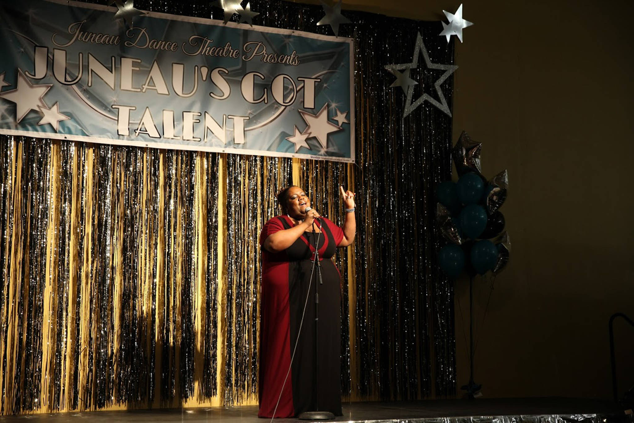 Jocelyn Miles performs during the 2016 Juneau’s Got Talent contest. Miles would go on to win. Auditions for the 2019 contest will be Dec. 17 and Dec. 18. (Diane Antaya | Courtesy photo for Juneau Dance Theatre)