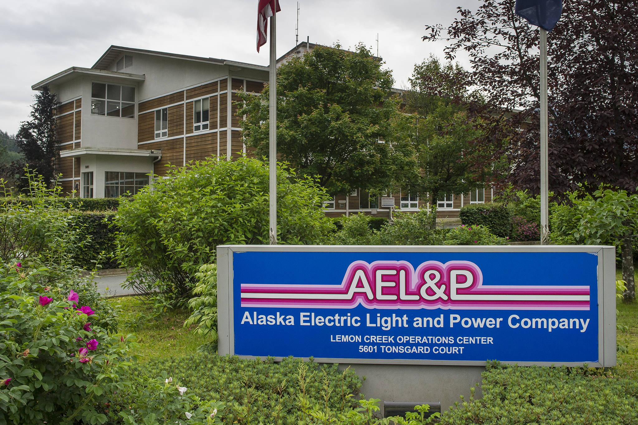 Alaska Electric Light and Power Company Lemon Creek operations center in Juneau on Wednesday, July 19, 2017. (Michael Penn | Juneau Empire File)
