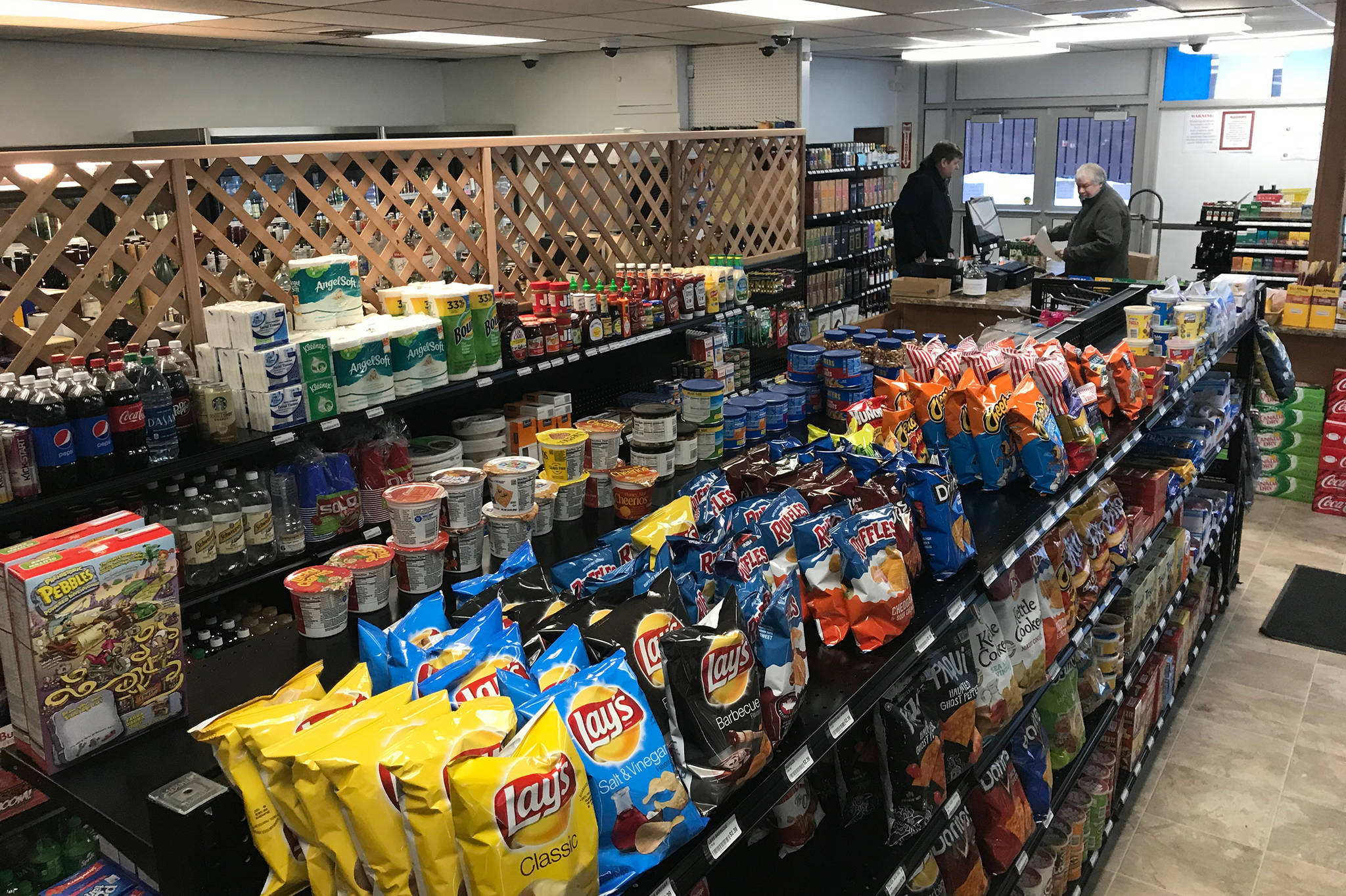 The interior of the Douglas Depot is pictured on Dec. 24, 2018. The convenience store and gas station opened in November. (Alex McCarthy | Juneau Empire)