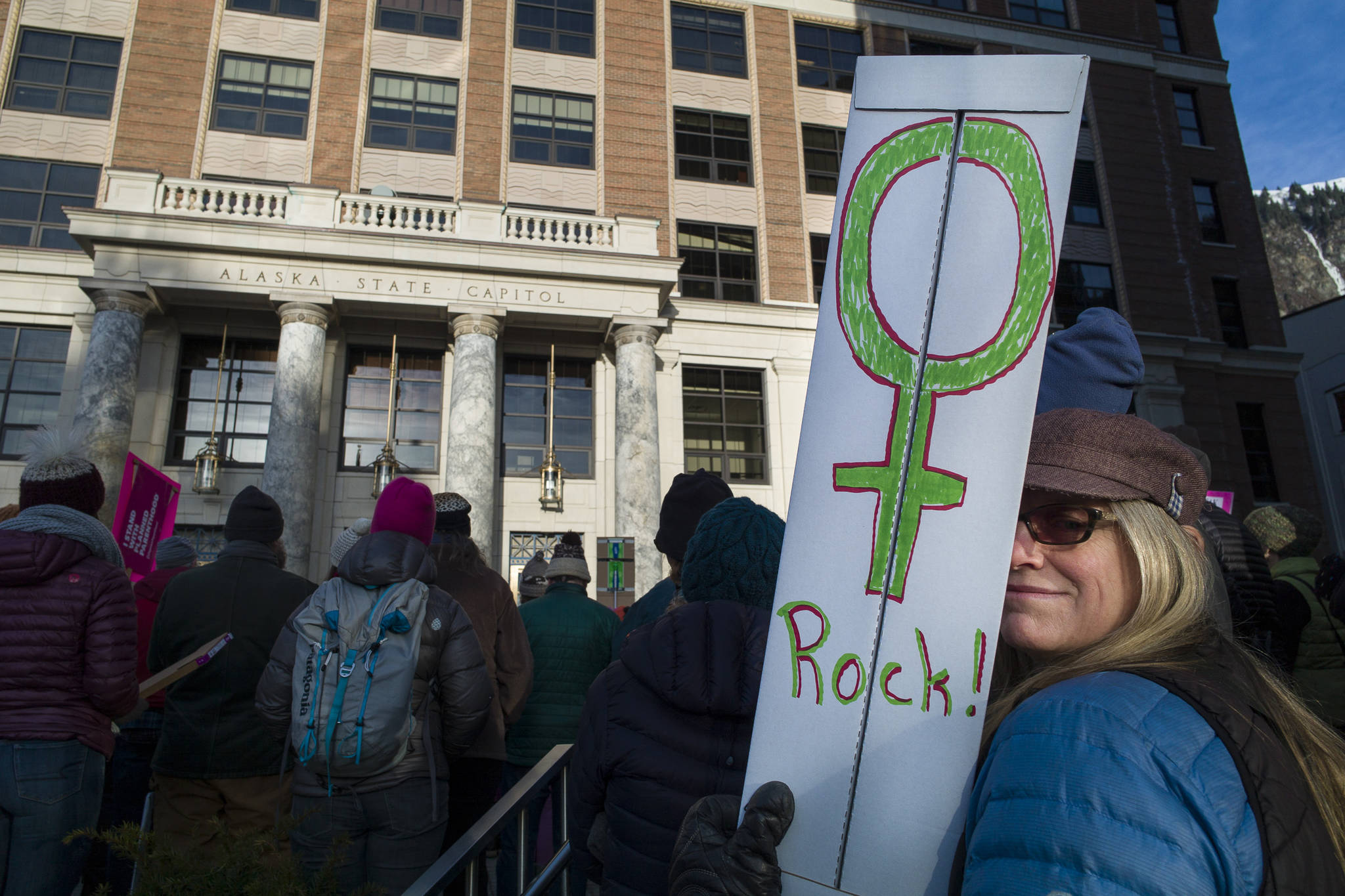 Photos: Legislature back in session, women march at Capitol