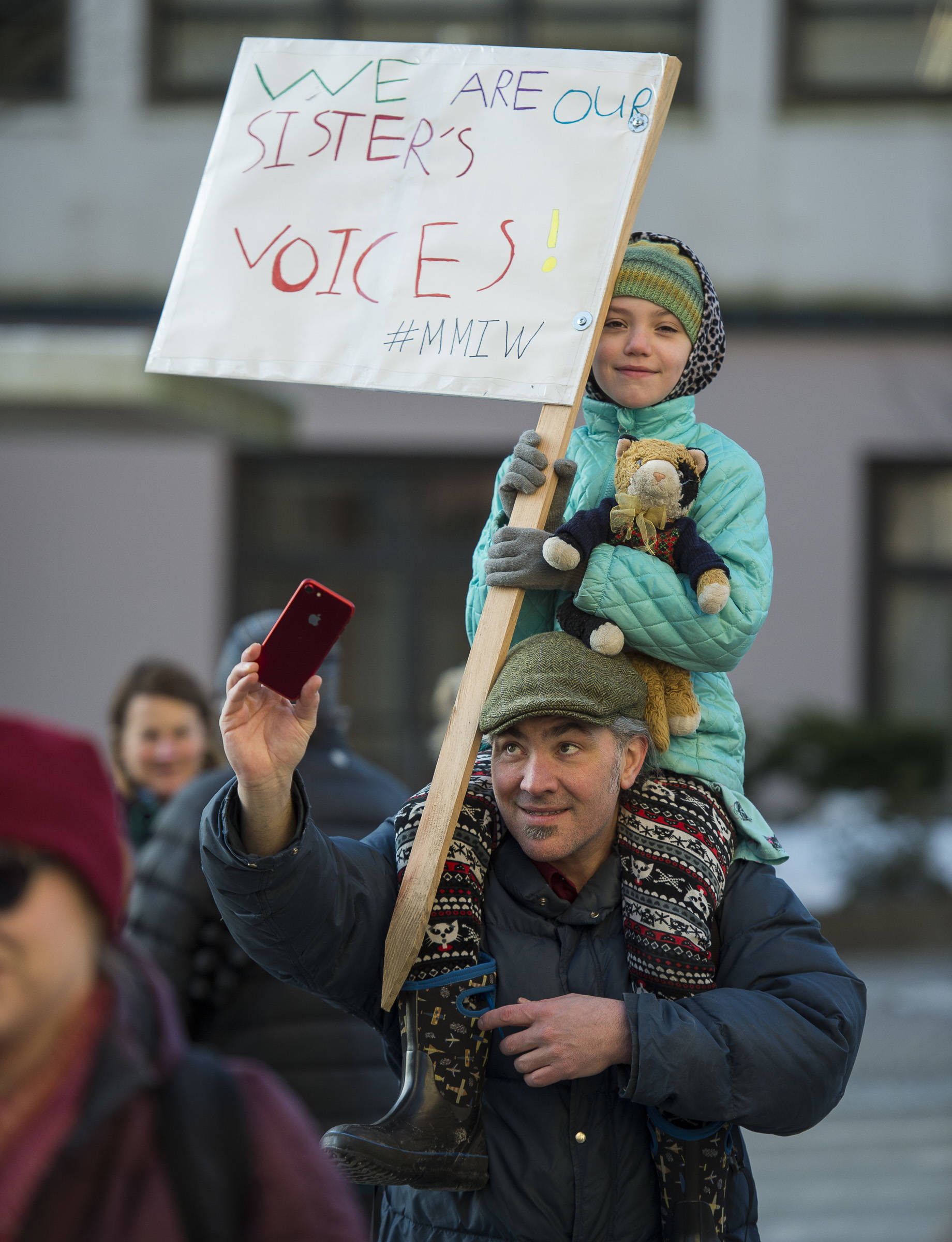 Photos: Missing indigenous women at forefront of Juneau’s Women’s March