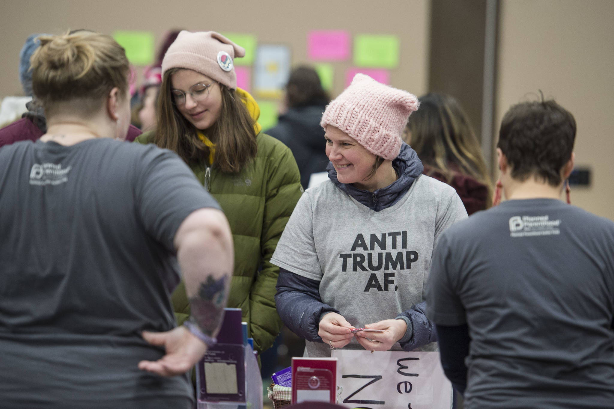 Scenes from the Women’s March on Juneau in front of the Alaska State Capitol on Saturday, Jan. 19, 2019. (Michael Penn | Juneau Empire)