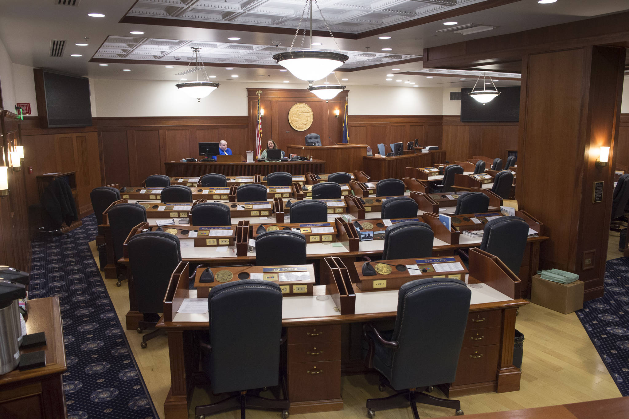 Leadership remains unsolved in the House of Representatives on Friday, Jan. 25, 2019. (Michael Penn | Juneau Empire)                                Leadership remains unsolved in the House of Representatives on Friday, Jan. 25, 2019. (Michael Penn | Juneau Empire)