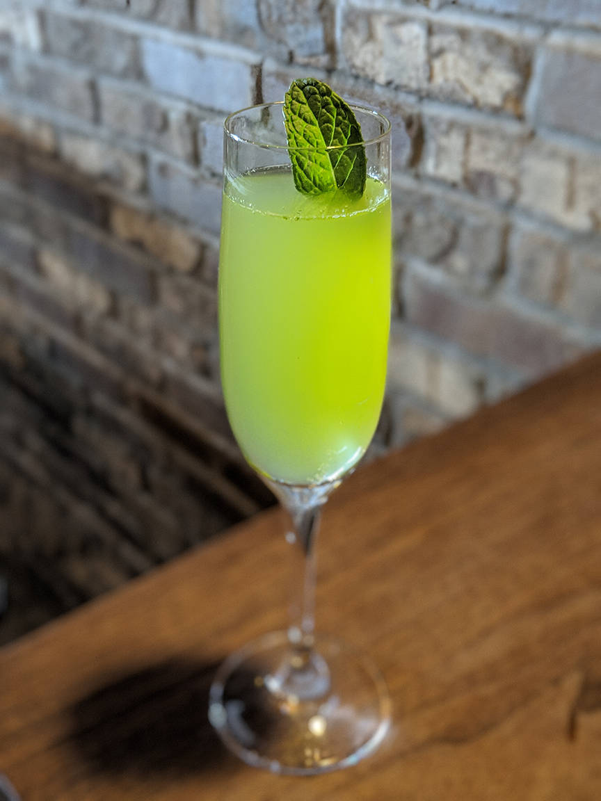 The Garden Medley is a nonalcoholic mocktail the Narrows Bar has on its menu for Sobriety Awareness Month. The drink was developed for a partnership with Recover Alaska. (Courtesy Photo | Jared Curé)