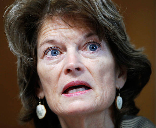 In this March 13, 2018, file photo, Sen. Lisa Murkowski, R-Alaska, speaks during a hearing on Capitol Hill in Washington. (AP Photo/Jacquelyn Martin, File)