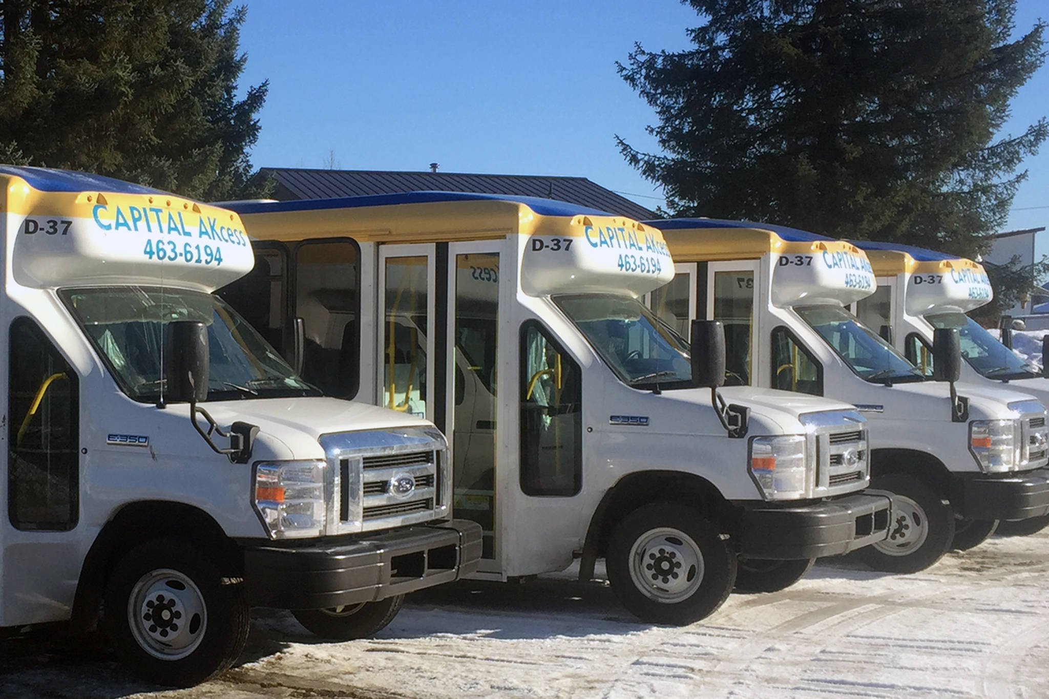 Care-A-Van, Juneau’s paratransit service, is being rebranded as Capital AKcess, and some vehicles are already sporting the new name. The service may also have a new operator. (Courtesy Photo | City and Borough of Juneau)