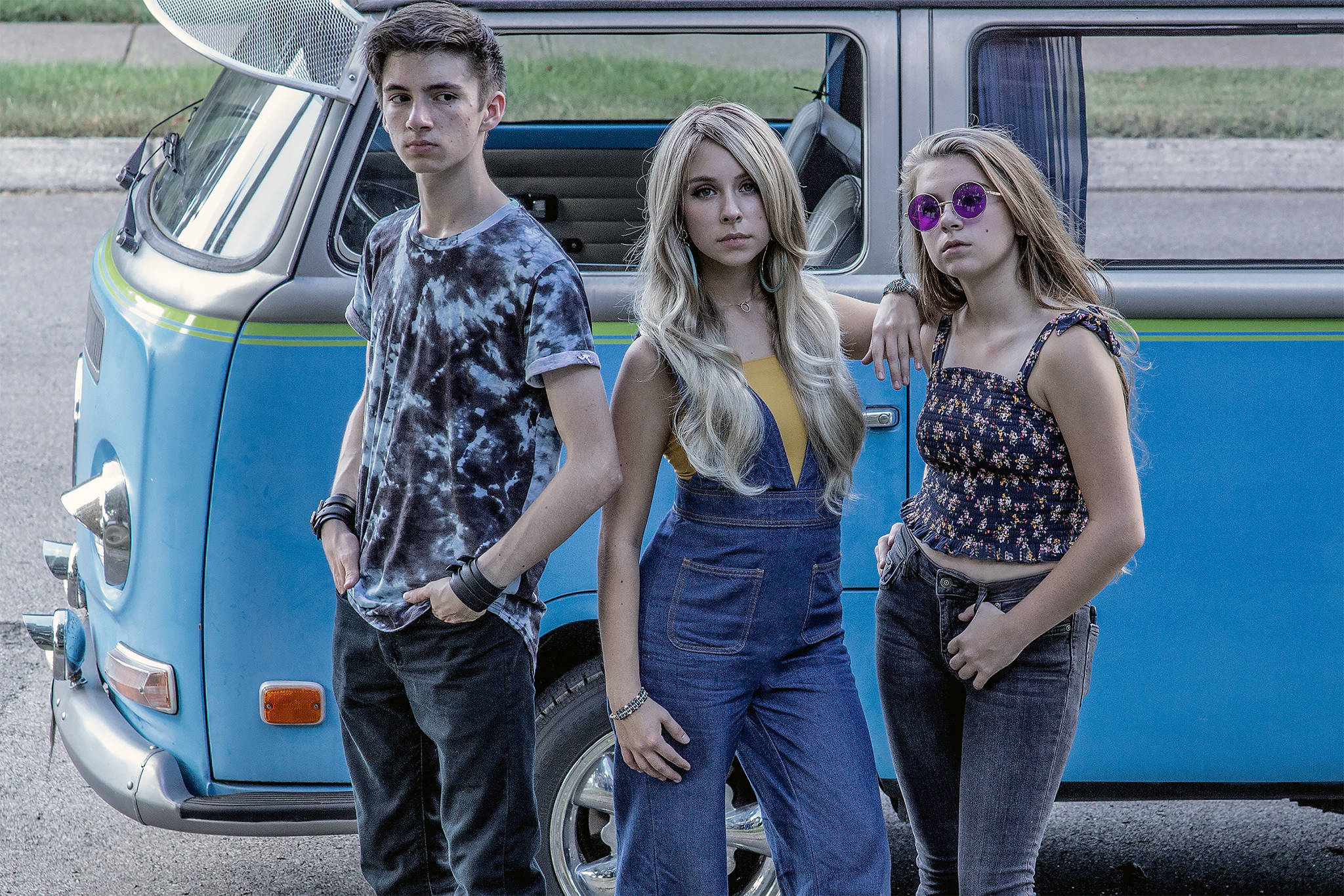 Graceman, a band of former Juneauites, will play Friday night at the Juneau Arts & Culture Centerl for Alaska Folk Festival. The band features, from left to right, Landon Graceman, 16; Anna Graceman, 19; and Allie Graceman, 14. (Courtesy Photo | Anna Graceman)