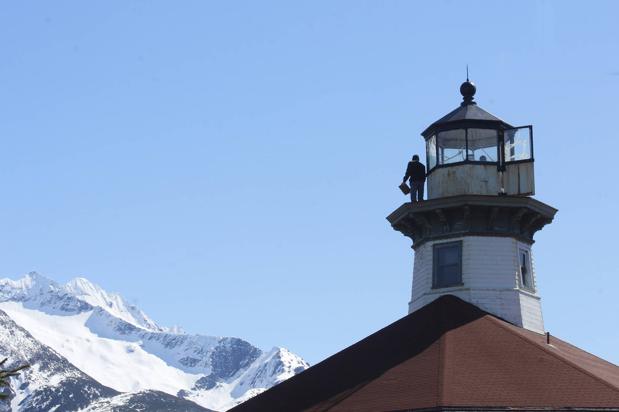 Photos: Preservation crew visits Eldred Rock Lighthouse