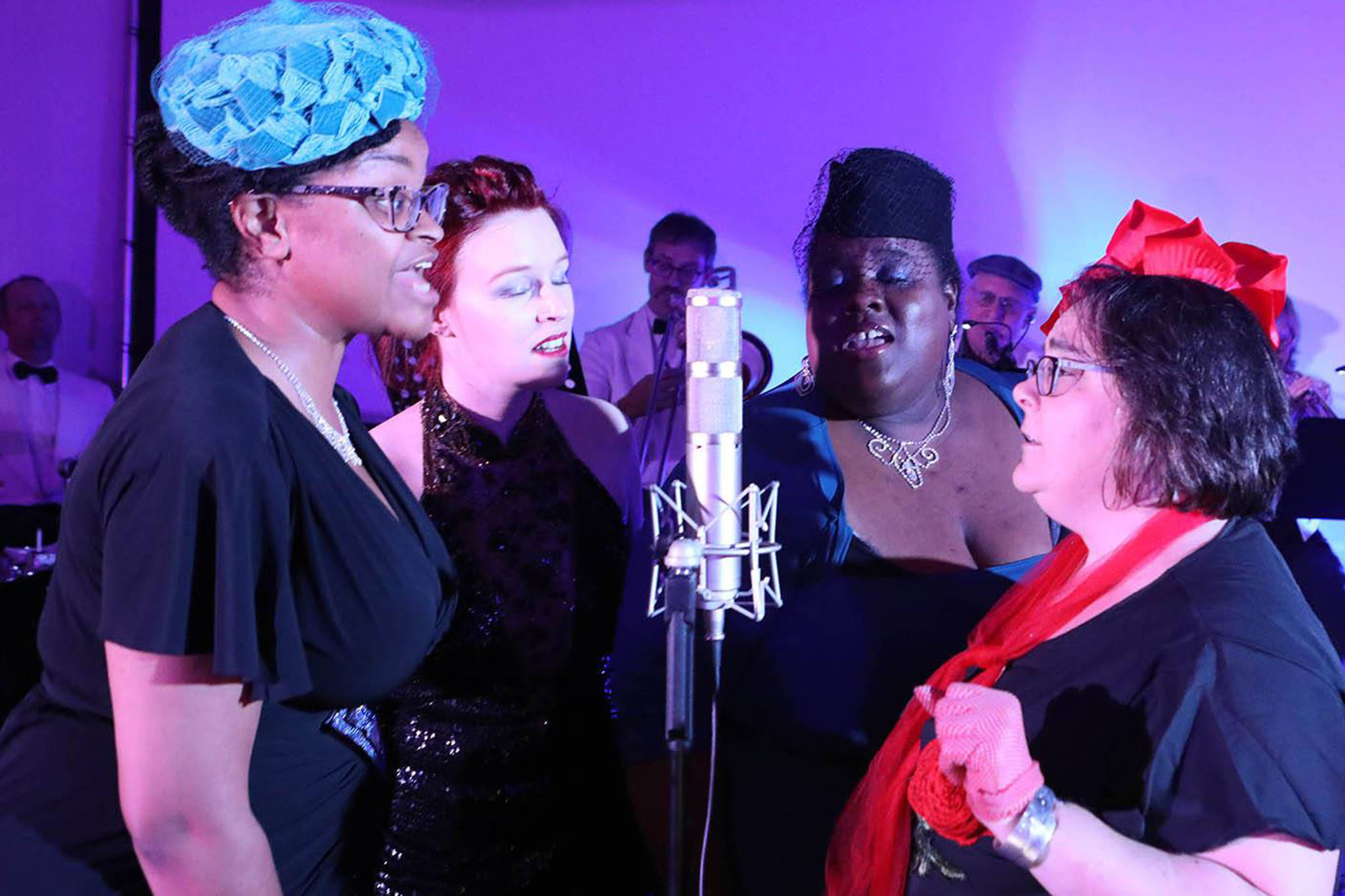 Ericka Lee, Marian Call, Jocelyn Miles and Collette Costa sing. Those four plus other locals are part of a new Gospel Explosion Show coming Sunday. (Courtesy Photo | Brian Wallace)