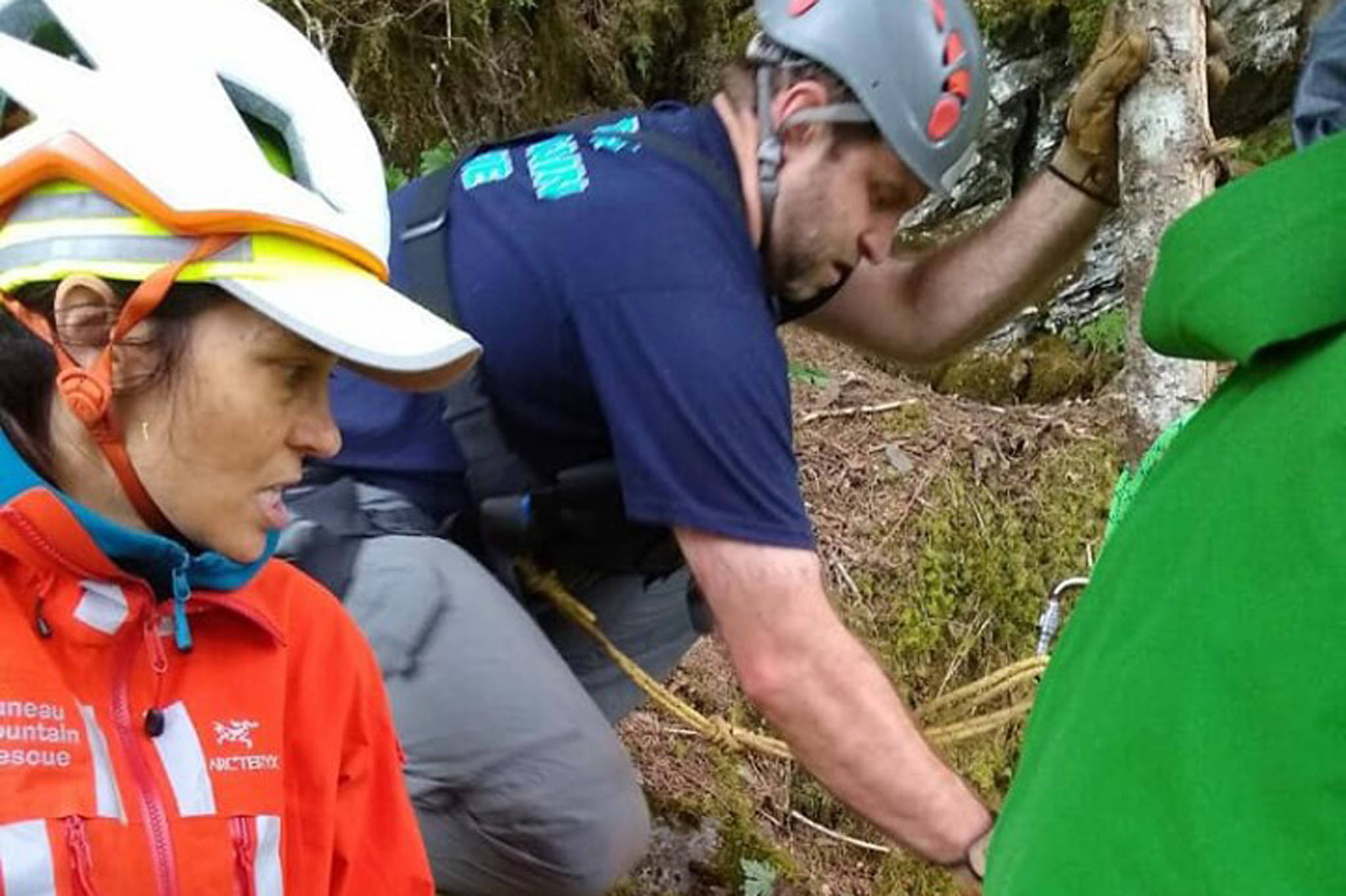 Rescuers get lost hikers down during 8-hour mountain rescue