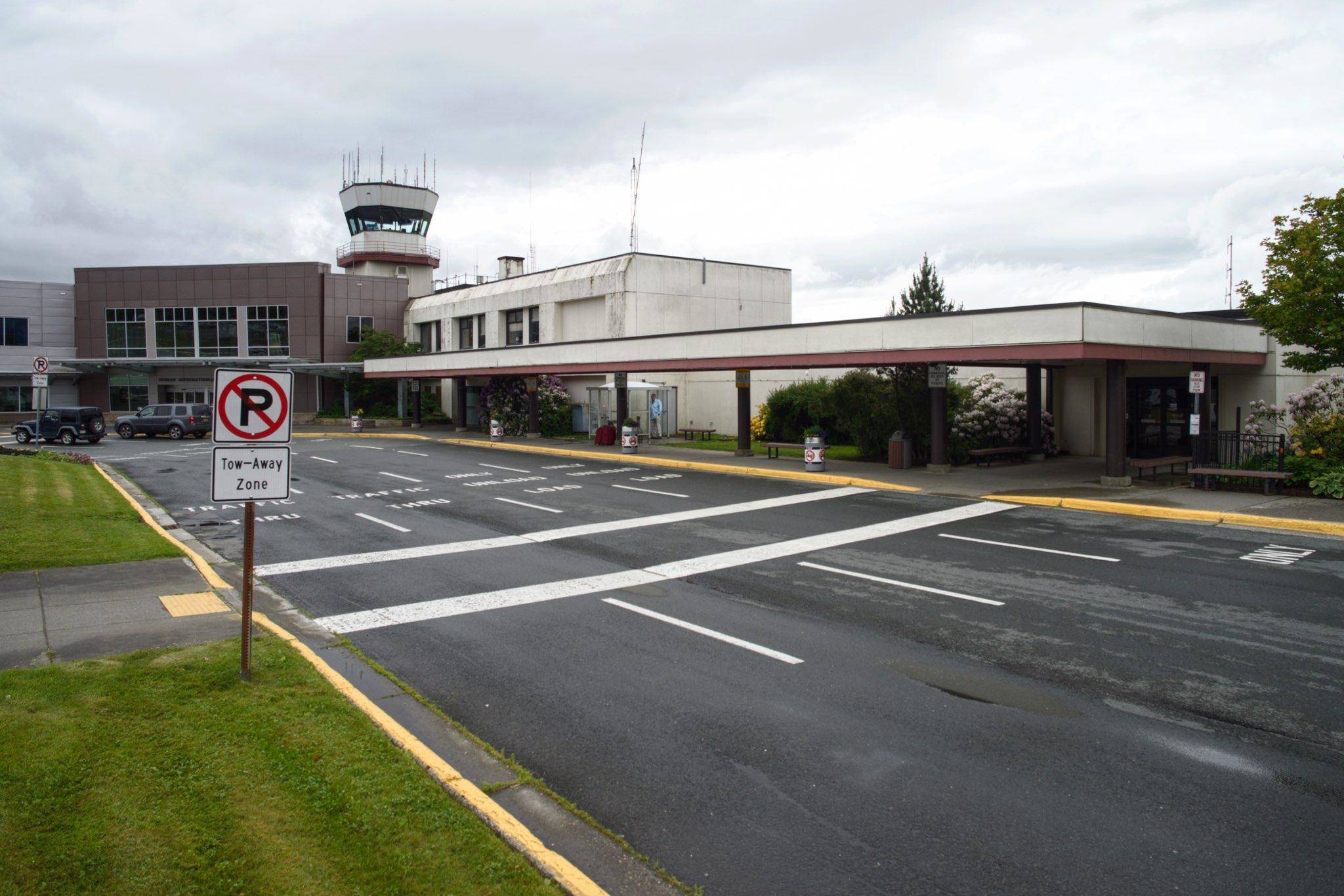A rebuild of the North Terminal at the Juneau International Airport, pictured here on Wednesday, June 12, will cause discussion during tonight’s Finance Committee meeting. (Michael Penn | Juneau Empire)