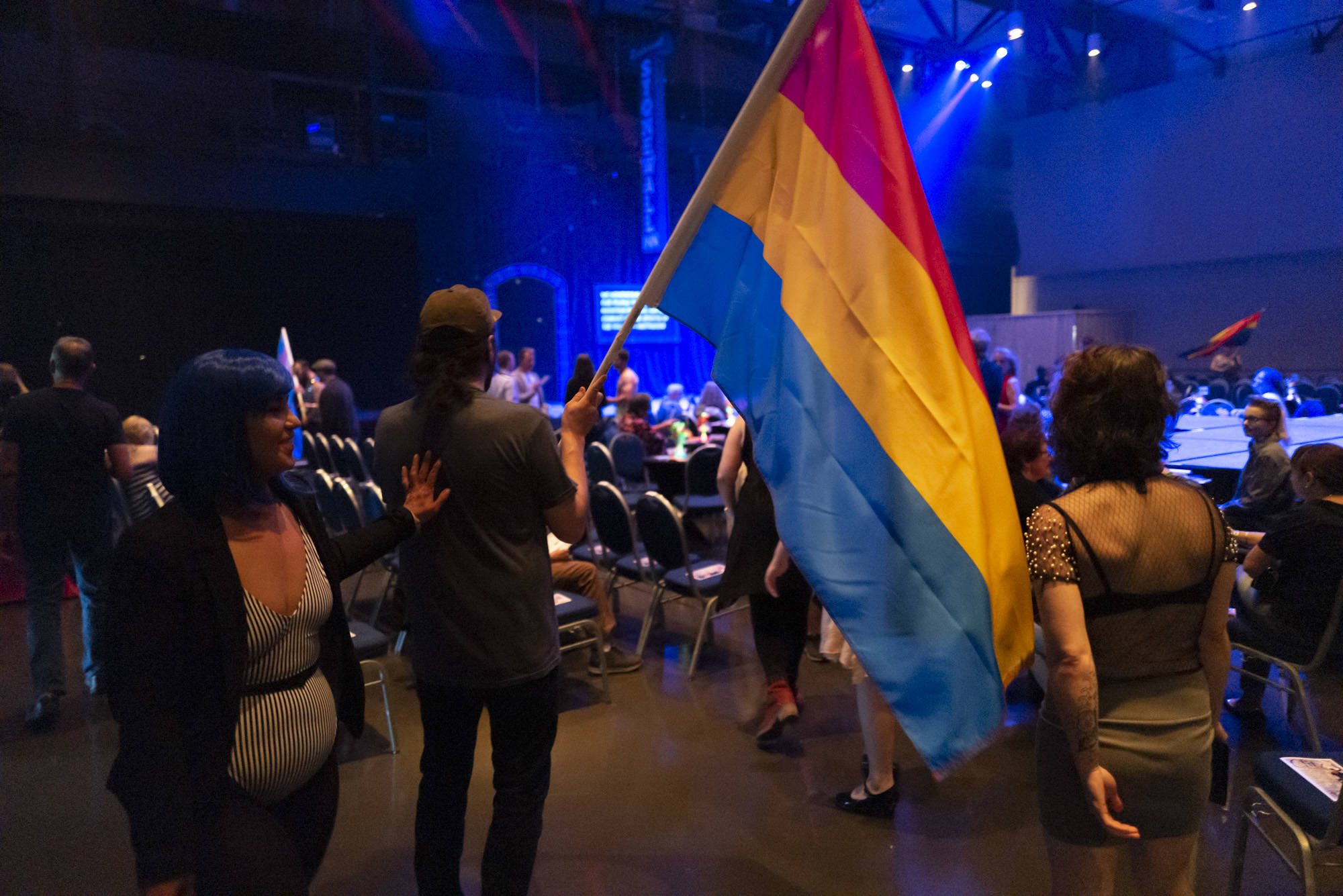 The 5th annual GLITZ Drag Show in honor of the 50th Anniversary of the Stonewall Riots and Juneau Pride Kickoff! at Centennial Hall on Friday, June 14, 2019. (Michael Penn | Juneau Empire)