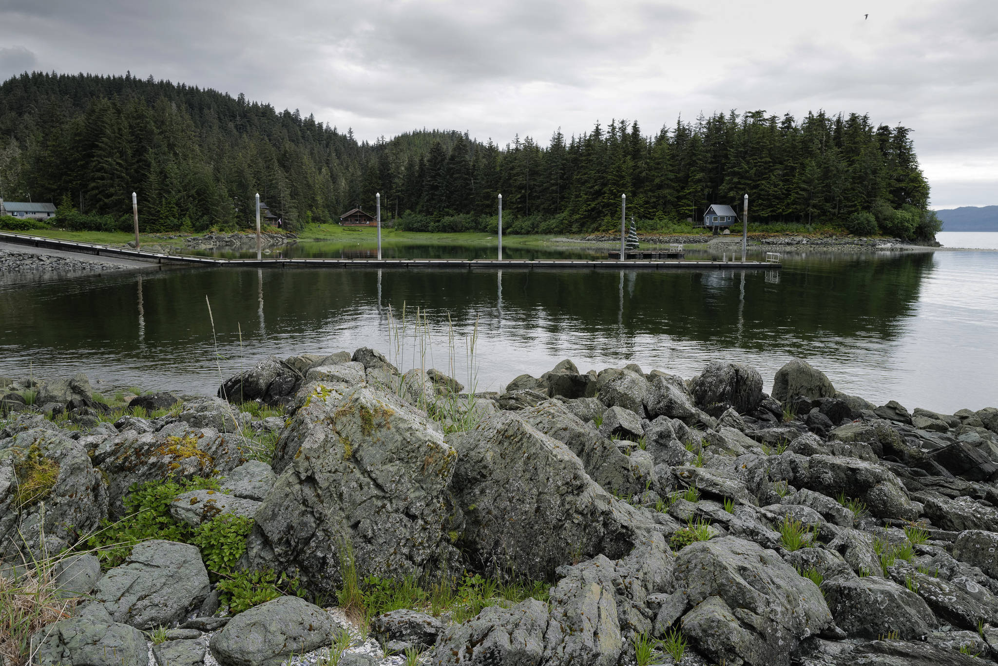The city-owned boat launch at Amalga Harbor on Wednesday, June 19, 2019. (Michael Penn | Juneau Empire)                                The city-owned boat launch at Amalga Harbor on Wednesday, June 19, 2019. (Michael Penn | Juneau Empire)