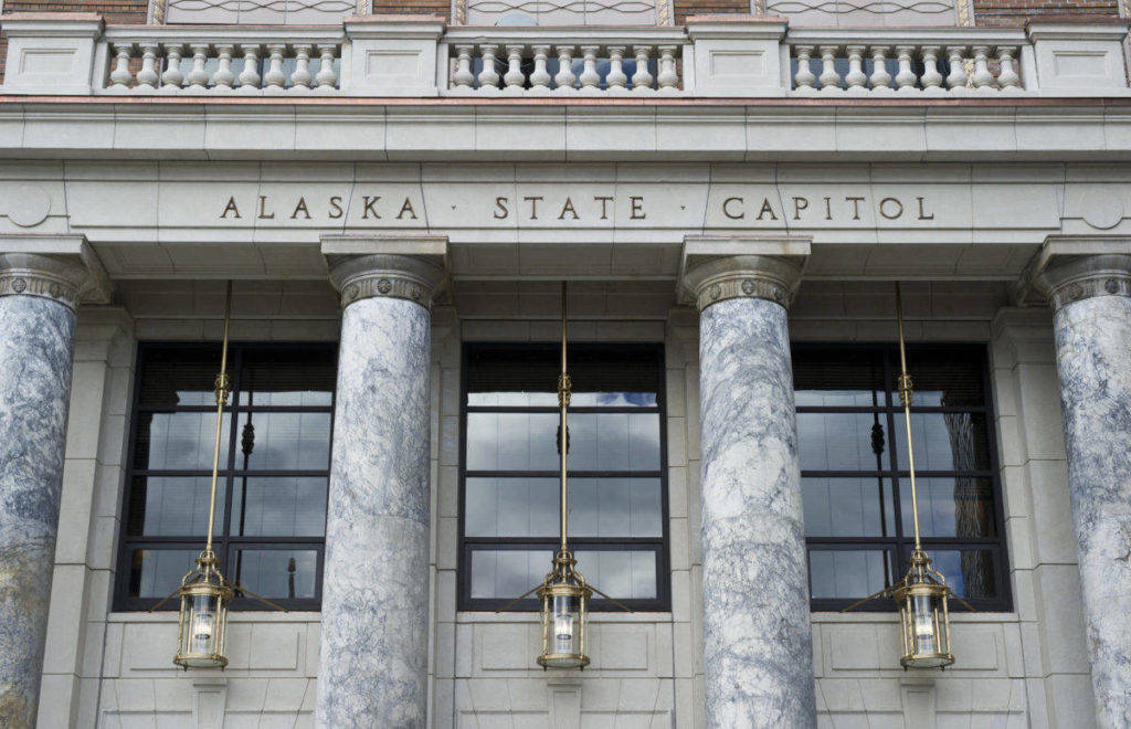 The Alaska State Capitol will be the site of a rally Monday, July 8, 2019. (Michael Penn | Juneau Empire File)