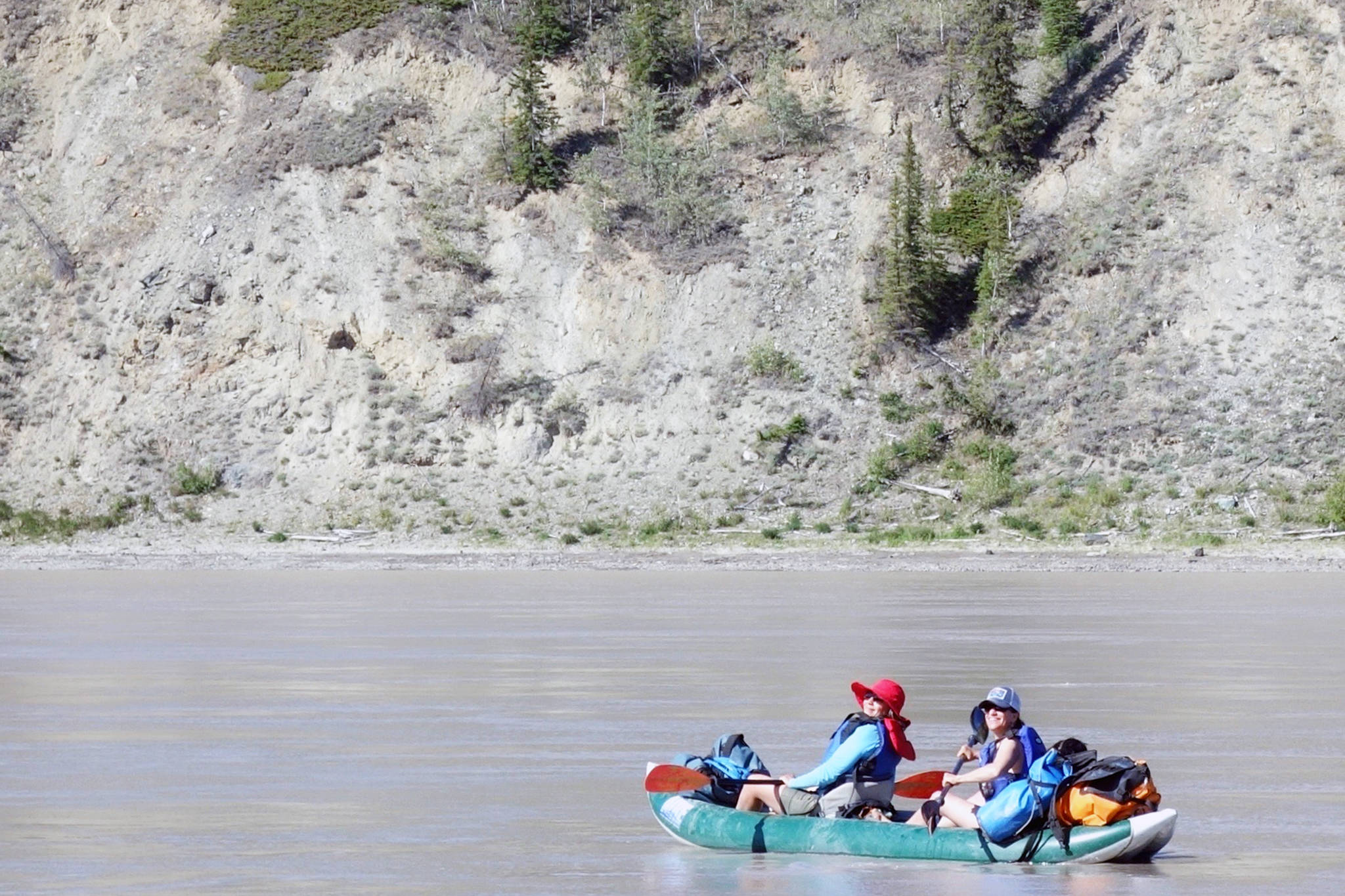 The thin line between Alaska and Canada