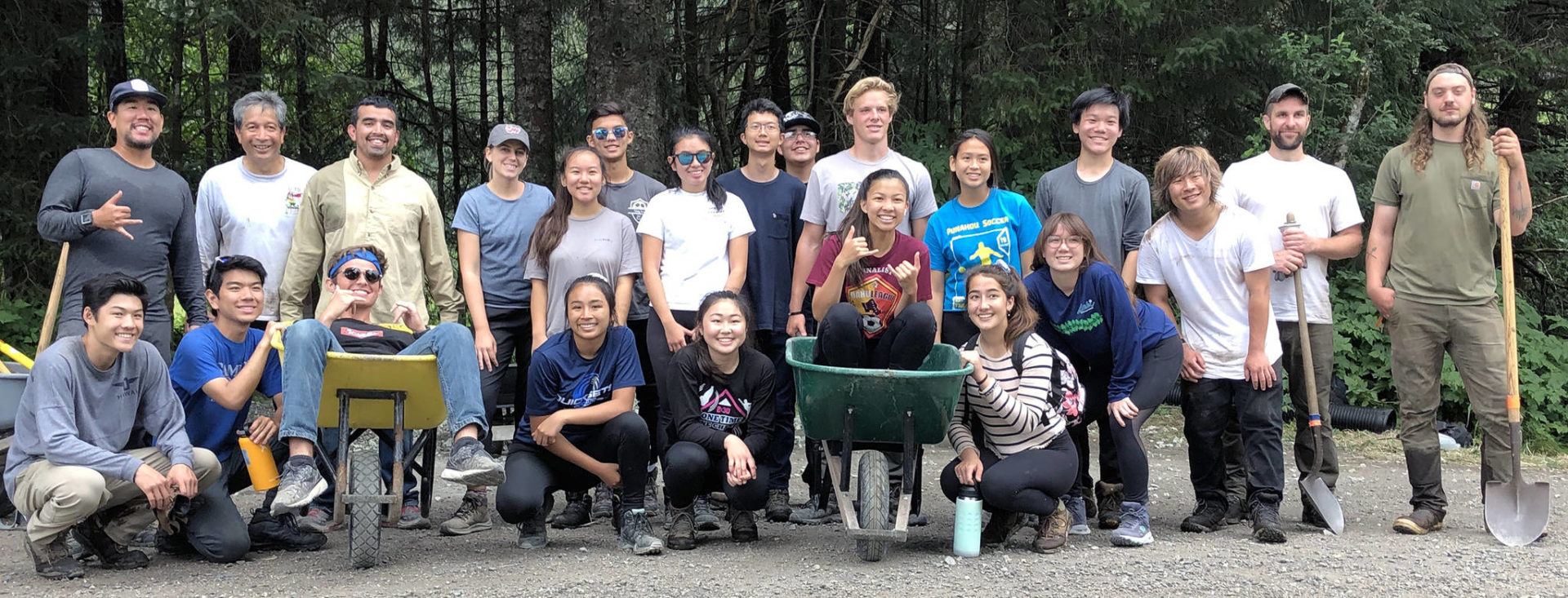 Hawaiian students on cultural exchange help Trail Mix Juneau Empire