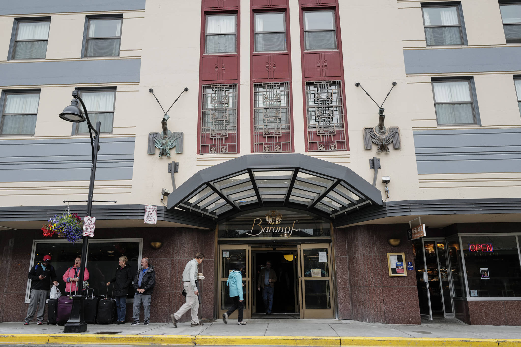 The Baranof Hotel is located on N. Franklin Street at 2nd Street in downtown Juneau. (Michael Penn | Juneau Empire)