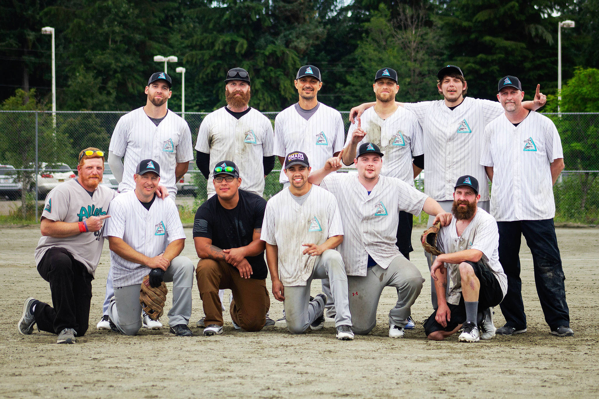 The Mens C Division winners of the 2019 Rainball Invitational: Allen Marine (Sitka). (Courtesy Photo | Katie Damian)