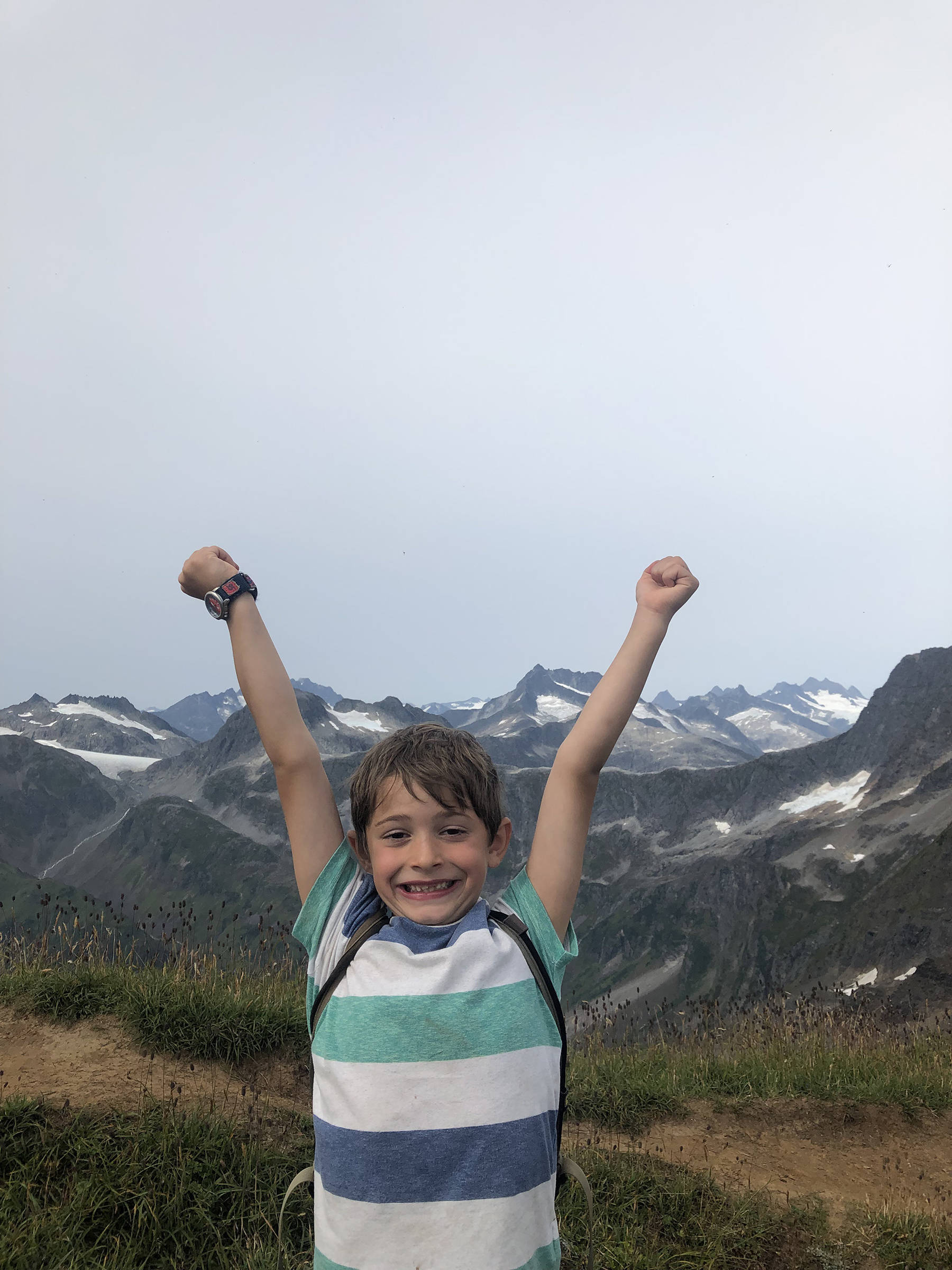 Rowan Taintor on top of Mount McGinnis on Friday, Aug. 2, 2019. (Courtesy Photo | Shireen Taintor)
