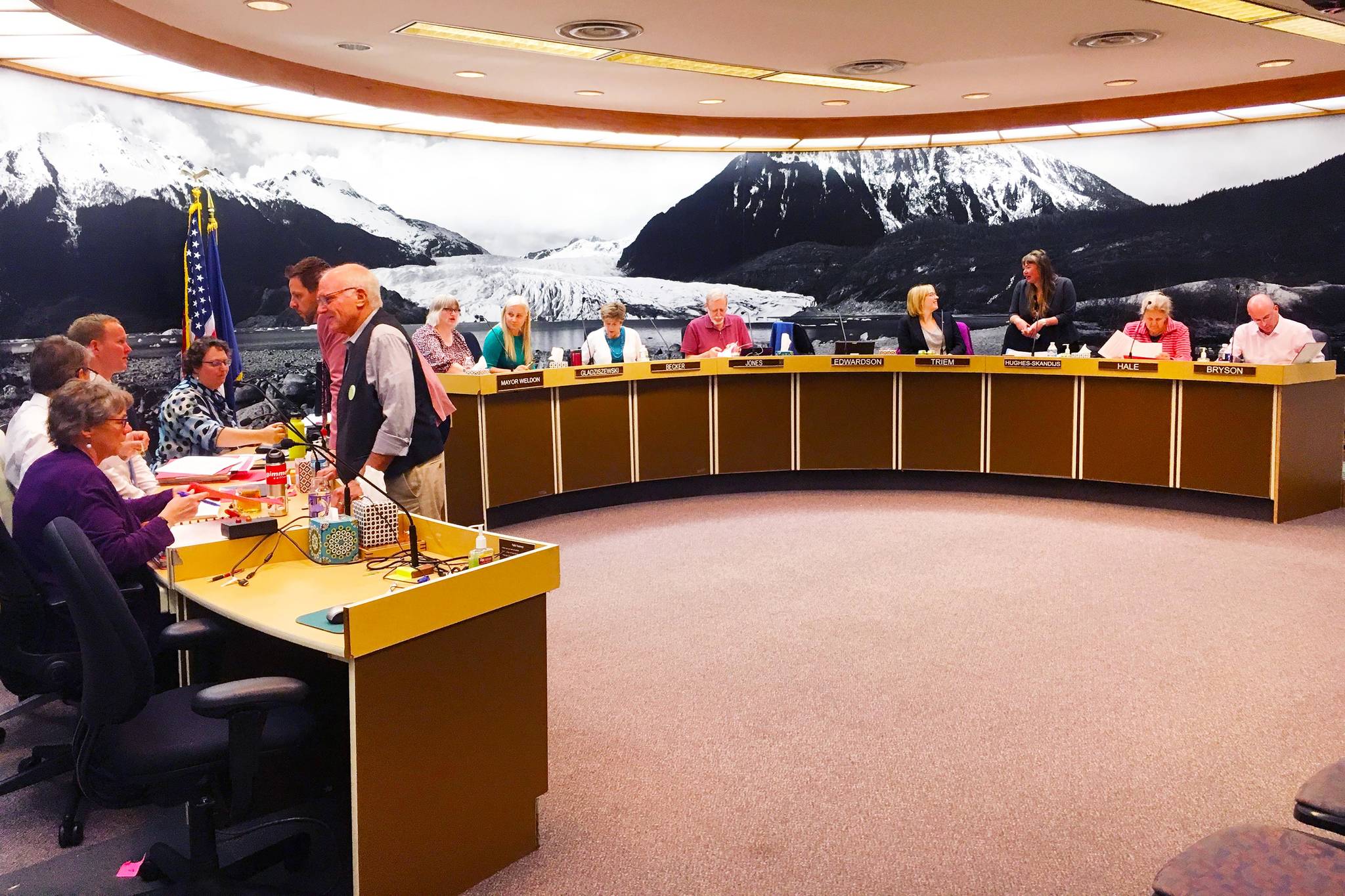 The City and Borough of Juneau Assembly voted Monday to include ordinances funding the New JACC and Centennial Hall repairs on October’s municipal ballot (Michael S. Lockett | Juneau Empire)