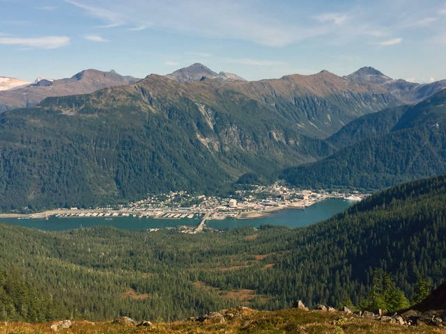The view from Naked Man Lake looking at Juneau, Sept. 6, 2019. (Courtesy photo | Sandy R. Williams)