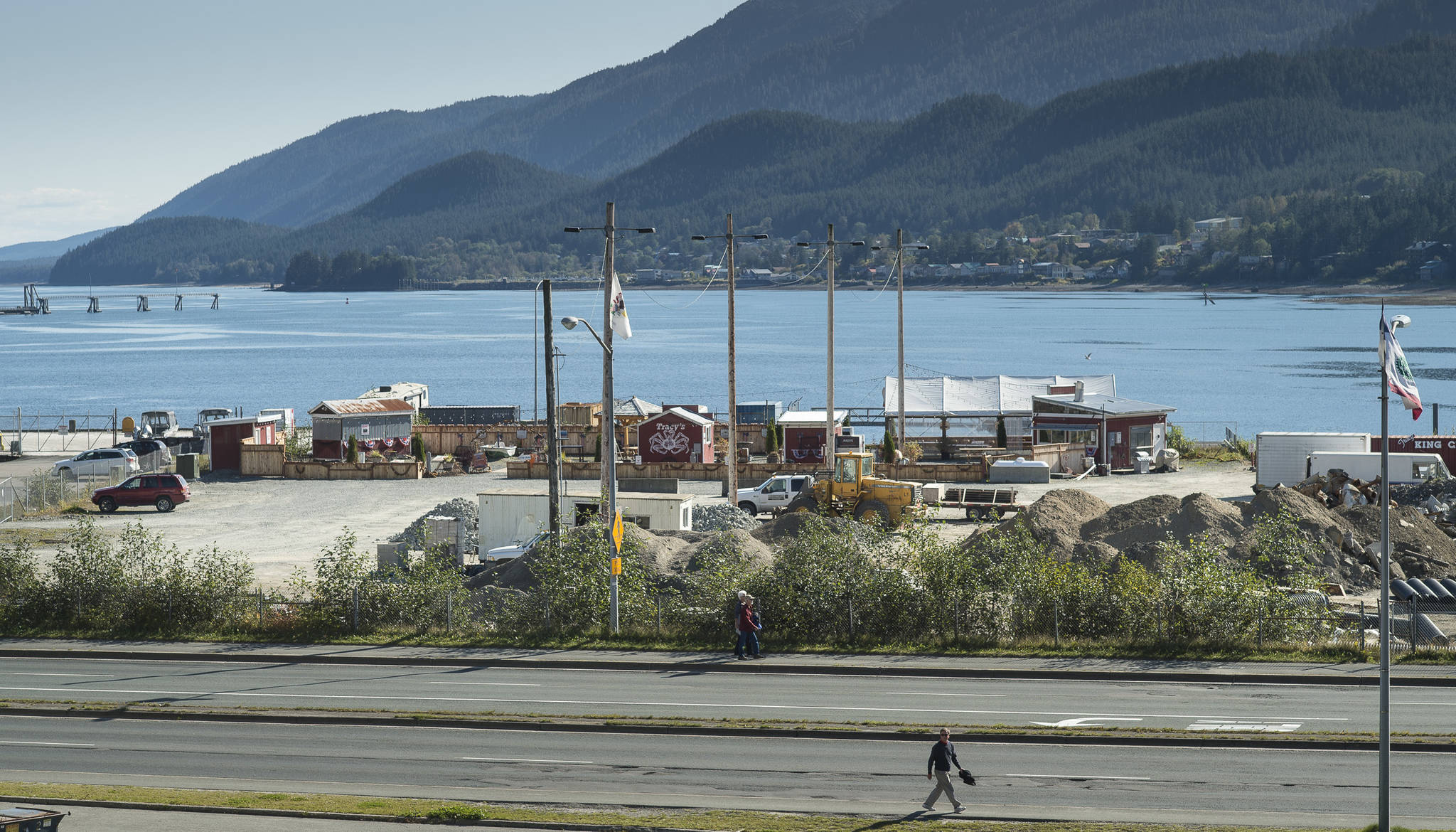 This file photo from Sept. 17, 2018, shows the Alaska Mental Health Trust Authority subport land along Egan Drive in downtown Juneau. (Michael Penn | Juneau Empire File)